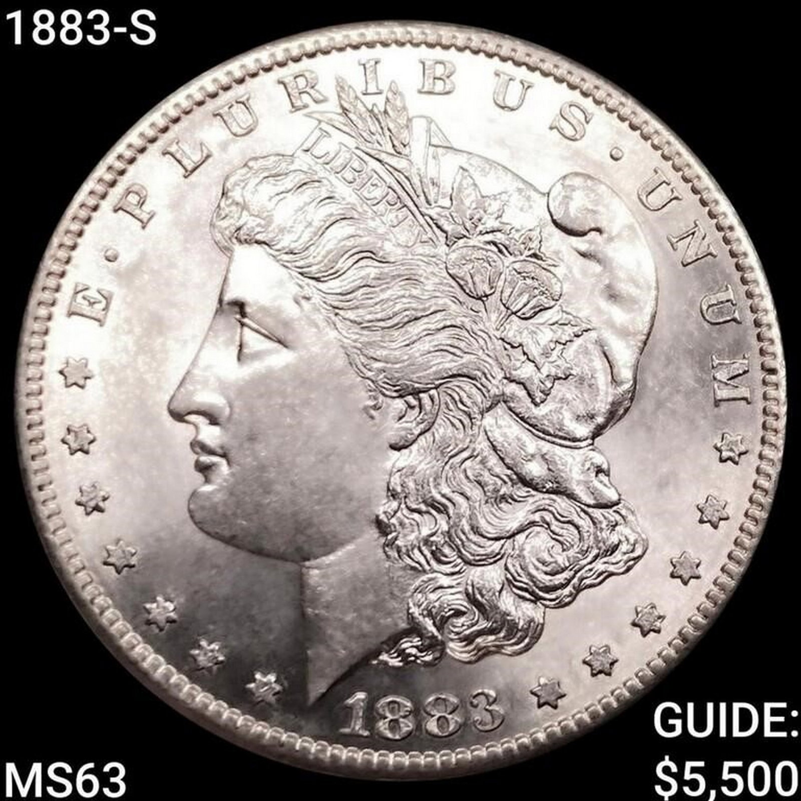 1883-S Morgan Silver Dollar CHOICE BU: 1883-S Morgan Silver Dollar CHOICE BU
