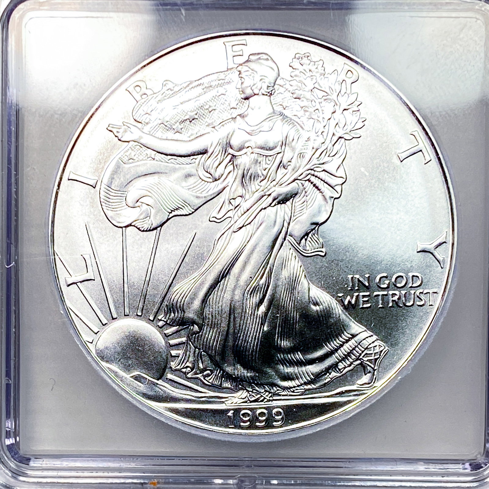 1999 Silver Eagle ICG MS70 - 3
