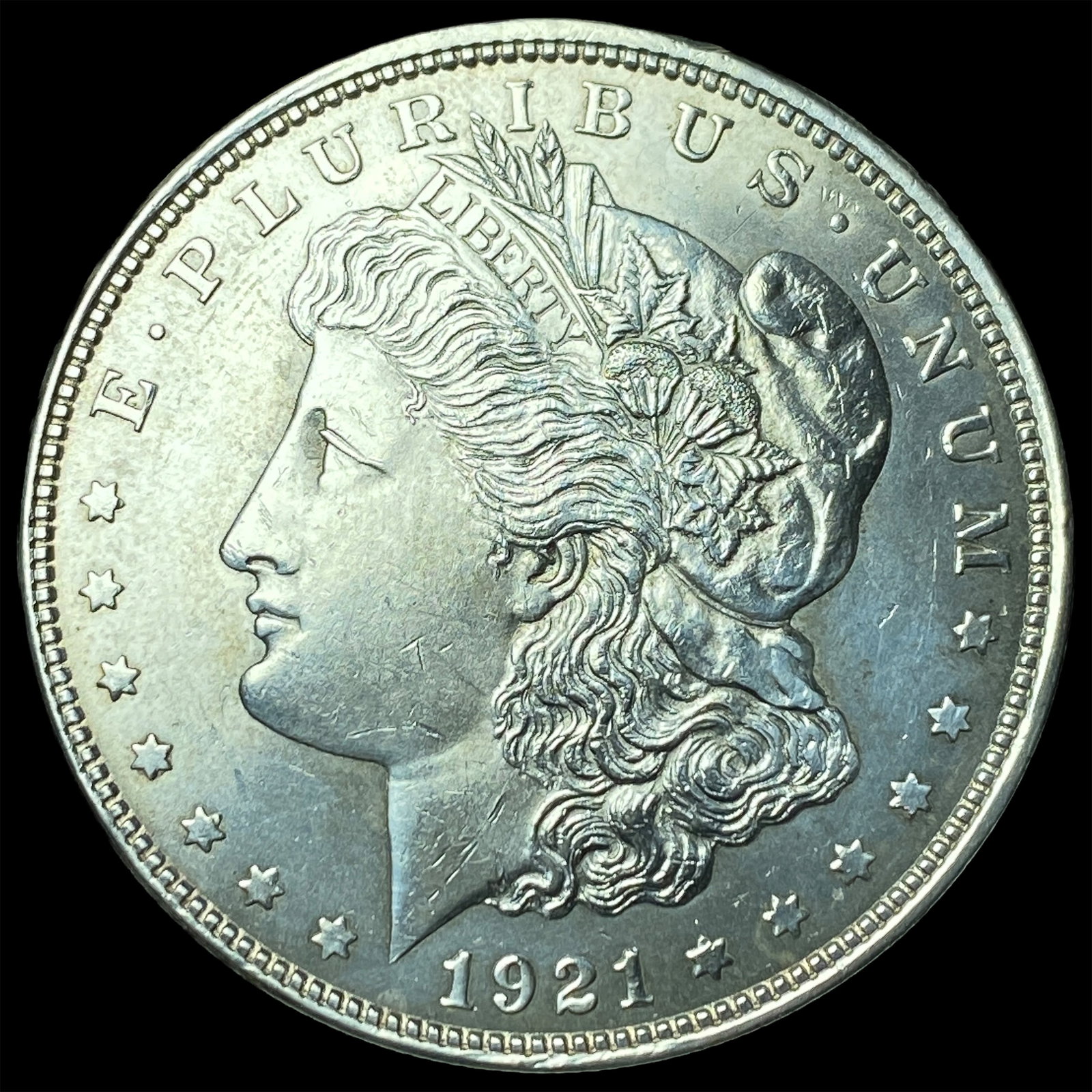 1921 Silver Morgan Dollar NEARLY UNCIRCULATED: 1921 Silver Morgan Dollar NEARLY UNCIRCULATED