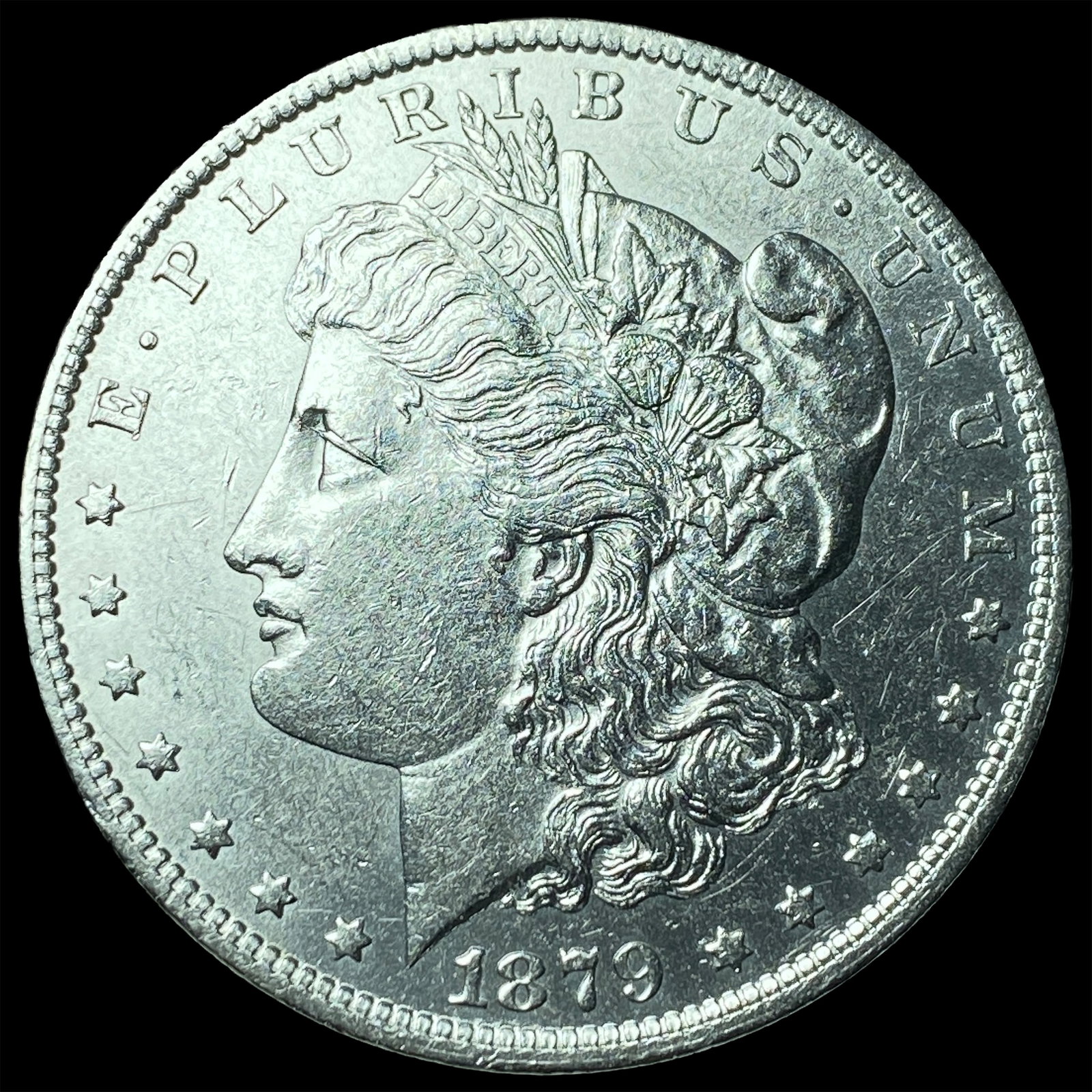 1879-S Silver Morgan Dollar UNCIRCULATED: 1879-S Silver Morgan Dollar UNCIRCULATED