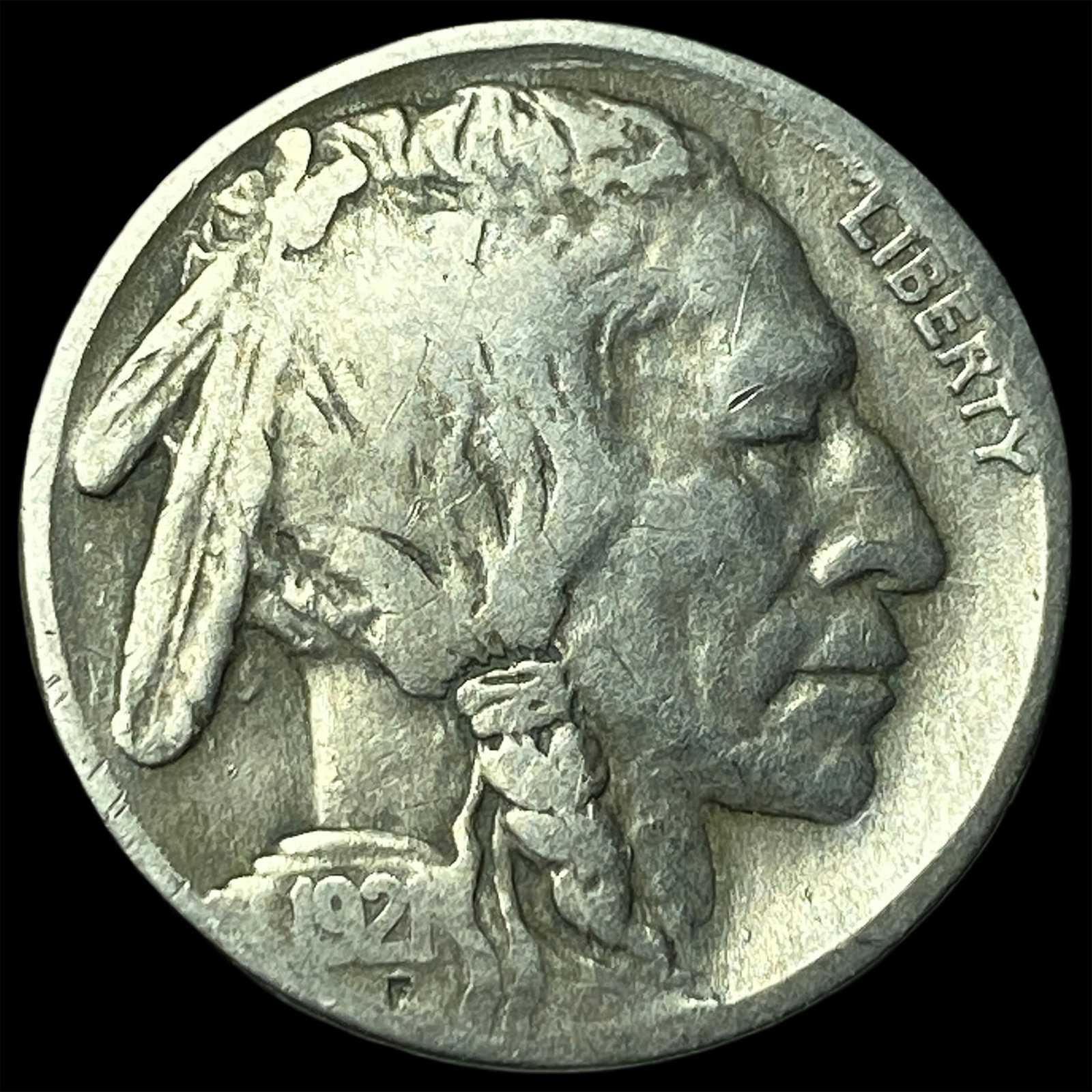 1921-S Buffalo Nickel LIGHTLY CIRCULATED: 1921-S Buffalo Nickel LIGHTLY CIRCULATED