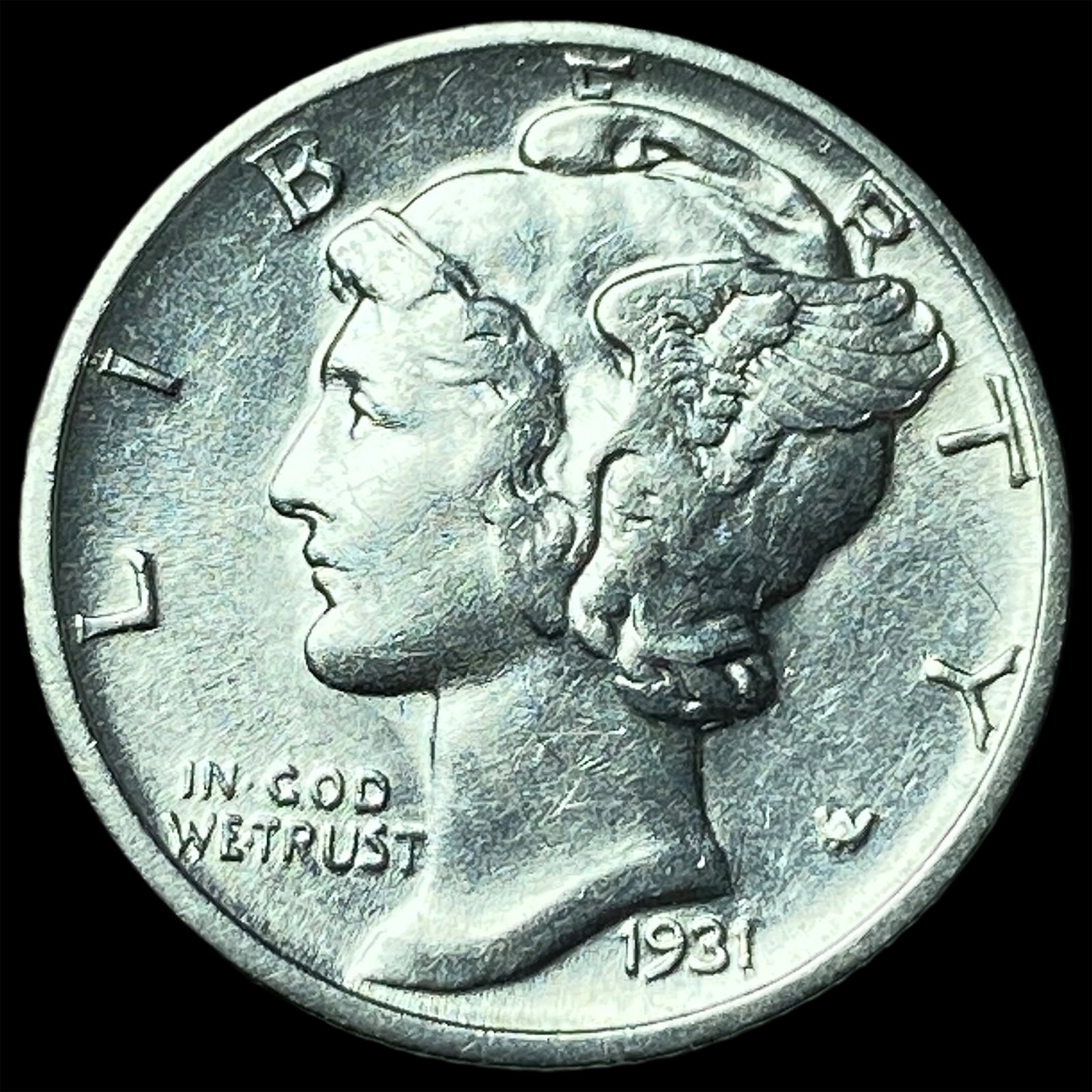 1931 Mercury Dime CHOICE AU (1 of 2)