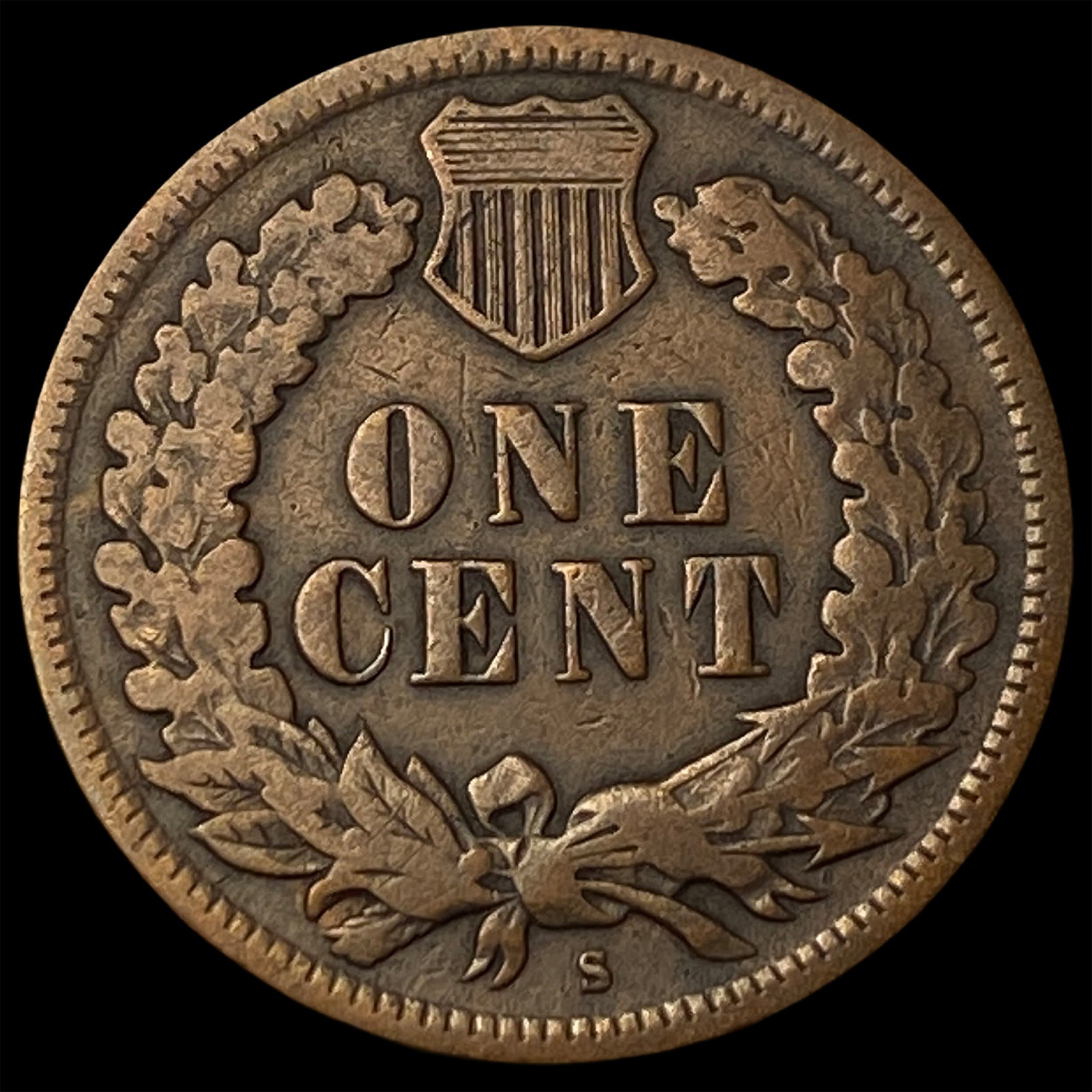 1908-S Indian Head Cent LIGHTLY CIRCULATED - 2