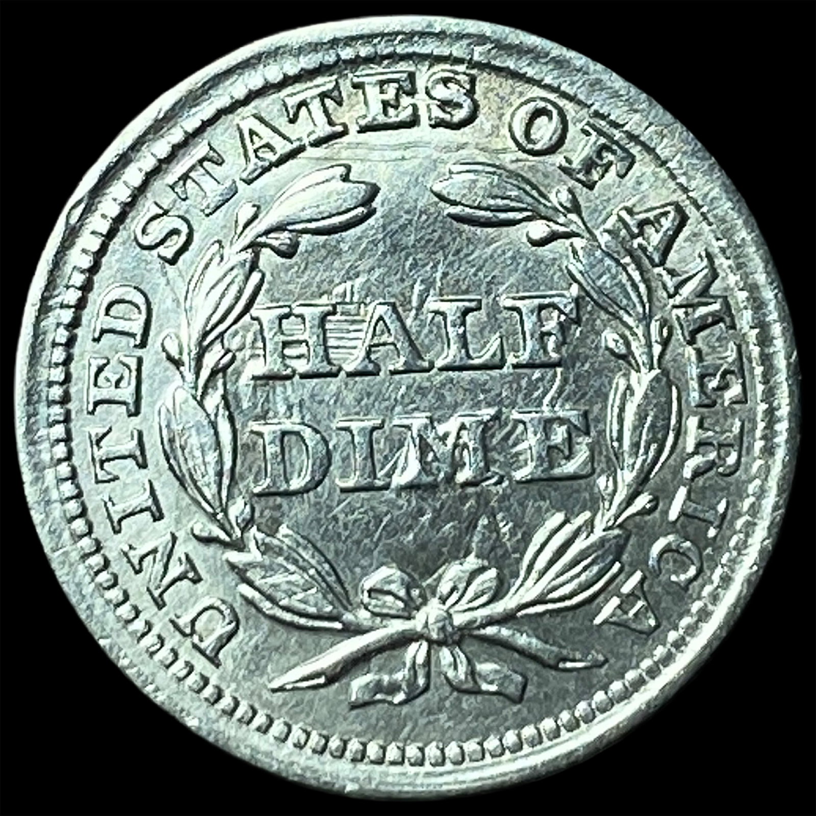 1857 Silver Half Dime UNCIRCULATED - 2