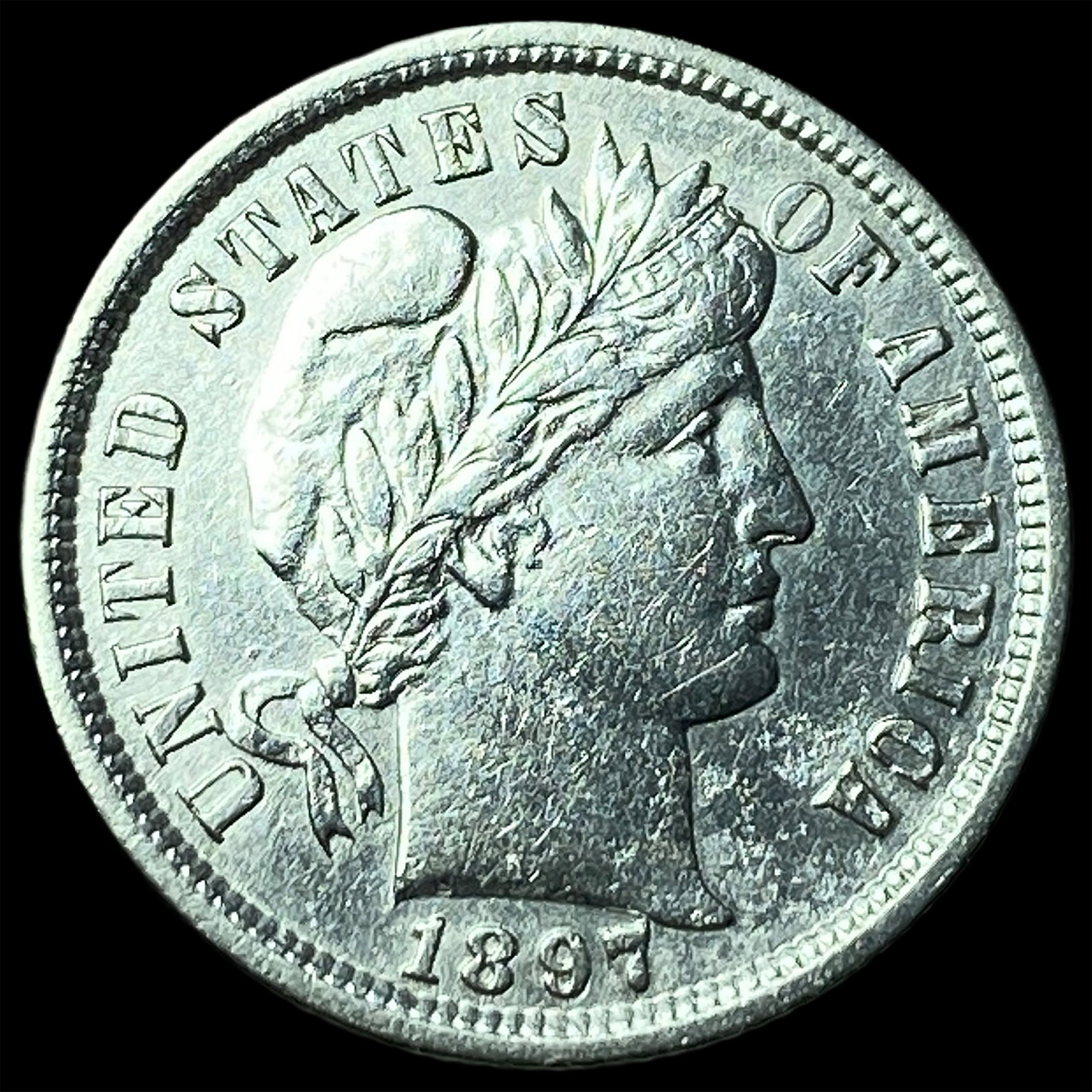 1897 Barber Dime UNCIRCULATED: 1897 Barber Dime UNCIRCULATED