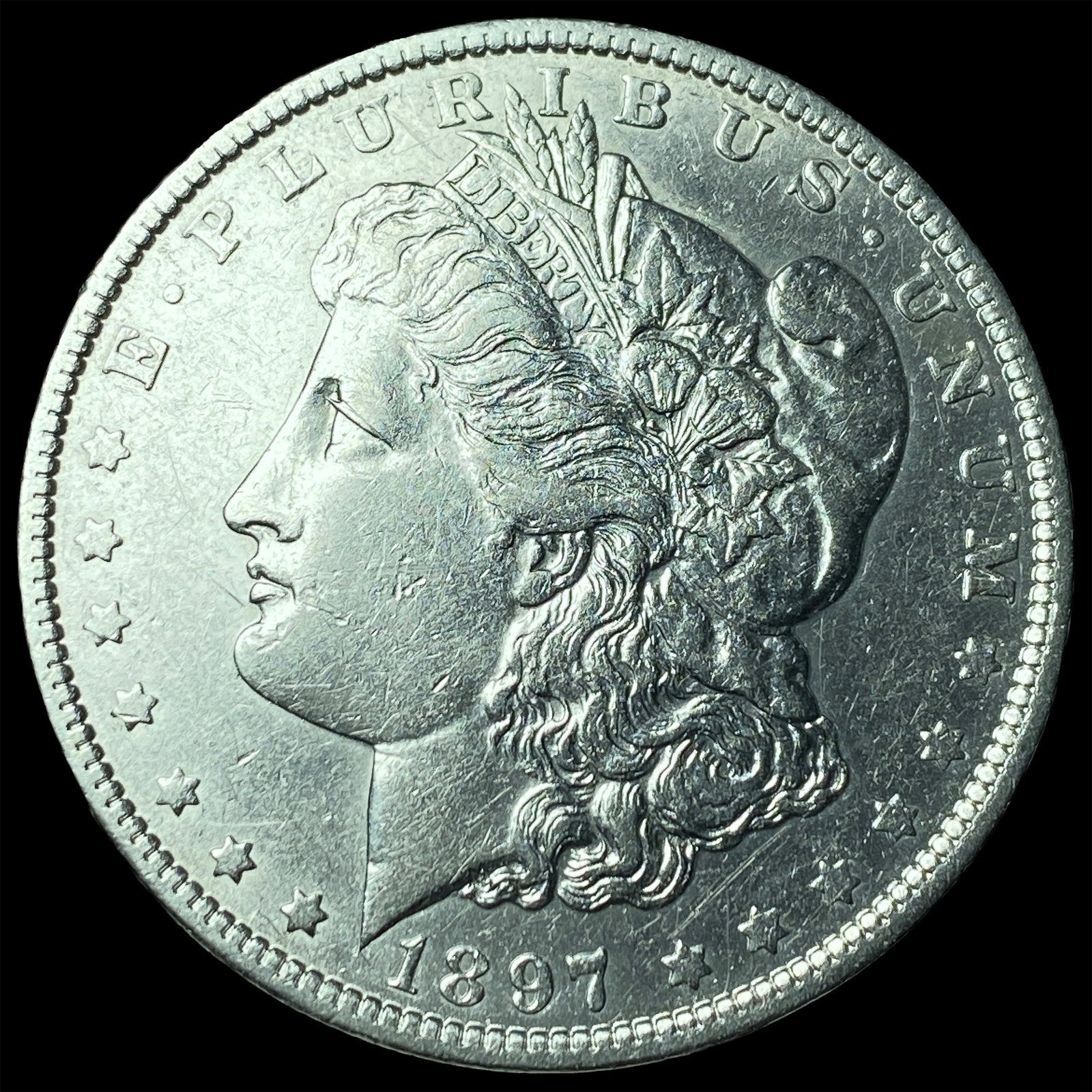 1897-O Silver Morgan Dollar CHOICE AU: 1897-O Silver Morgan Dollar CHOICE AU