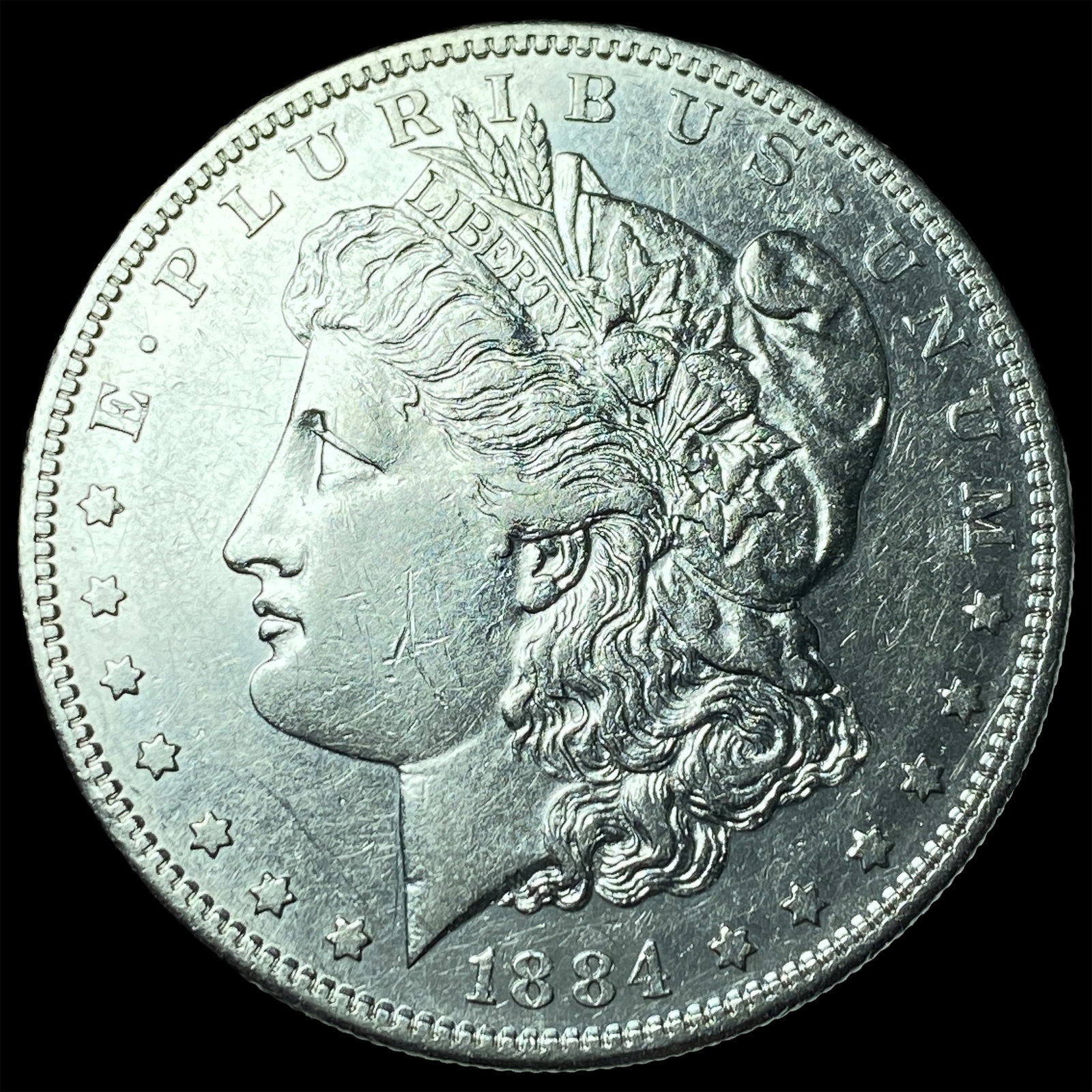 1884-S Silver Morgan Dollar UNCIRCULATED: 1884-S Silver Morgan Dollar UNCIRCULATED