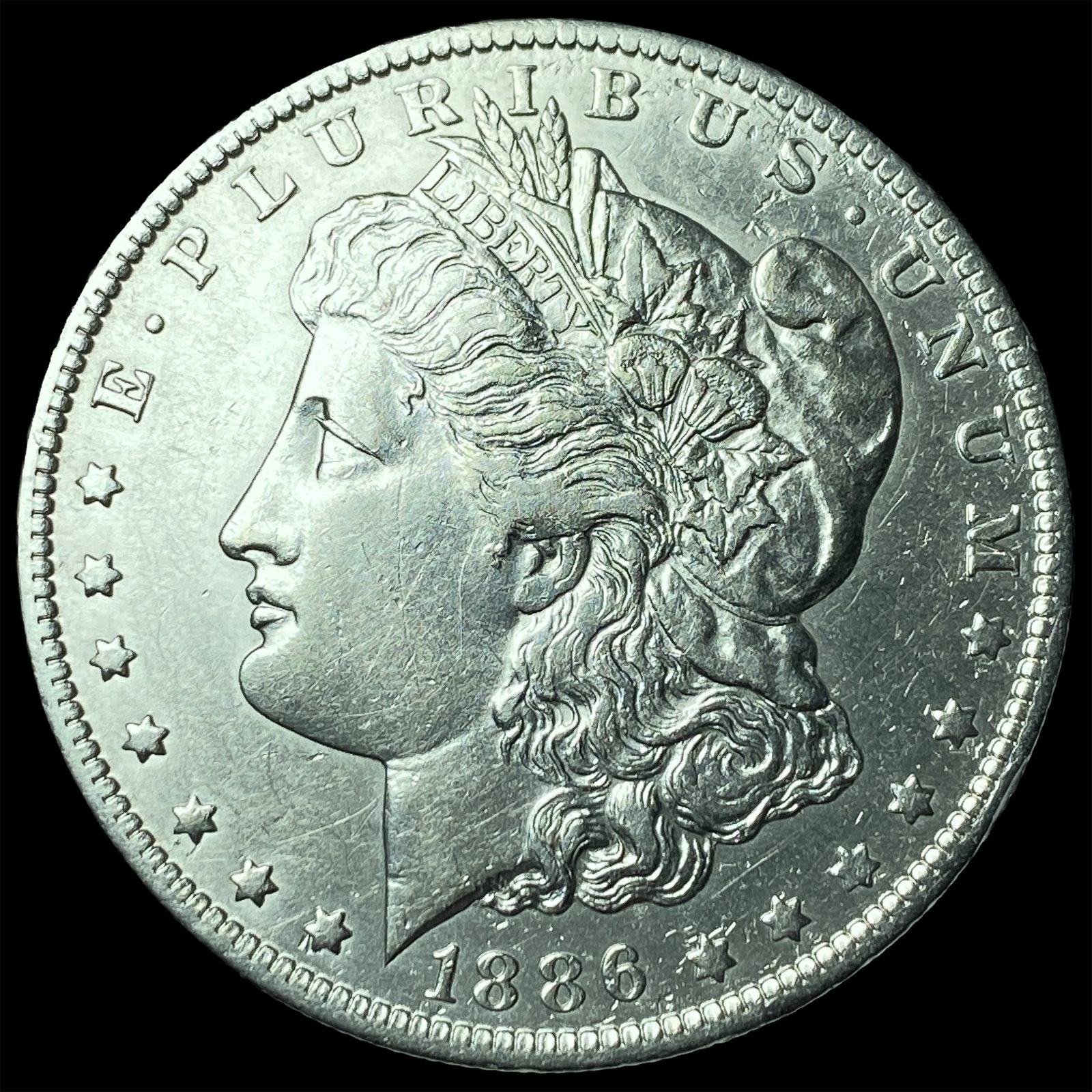1886 Morgan Silver Dollar UNCIRCULATED: 1886 Morgan Silver Dollar UNCIRCULATED