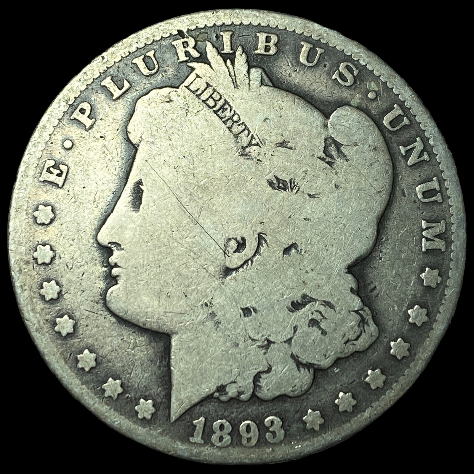 1893-O Silver Morgan Dollar NICELY CIRCULATED: 1893-O Silver Morgan Dollar NICELY CIRCULATED