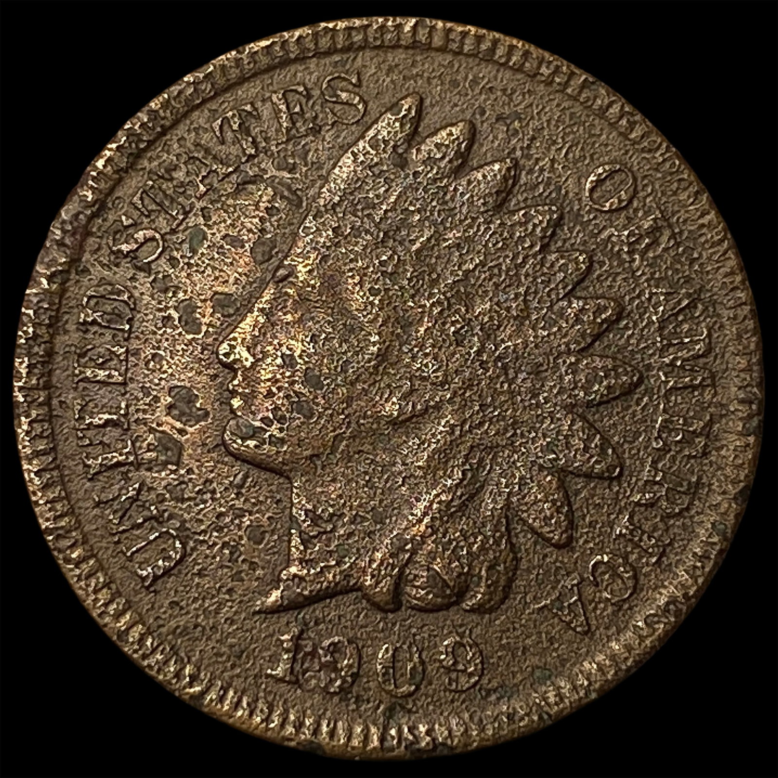 1909 Indian Head Cent HIGH GRADE: 1909 Indian Head Cent HIGH GRADE
