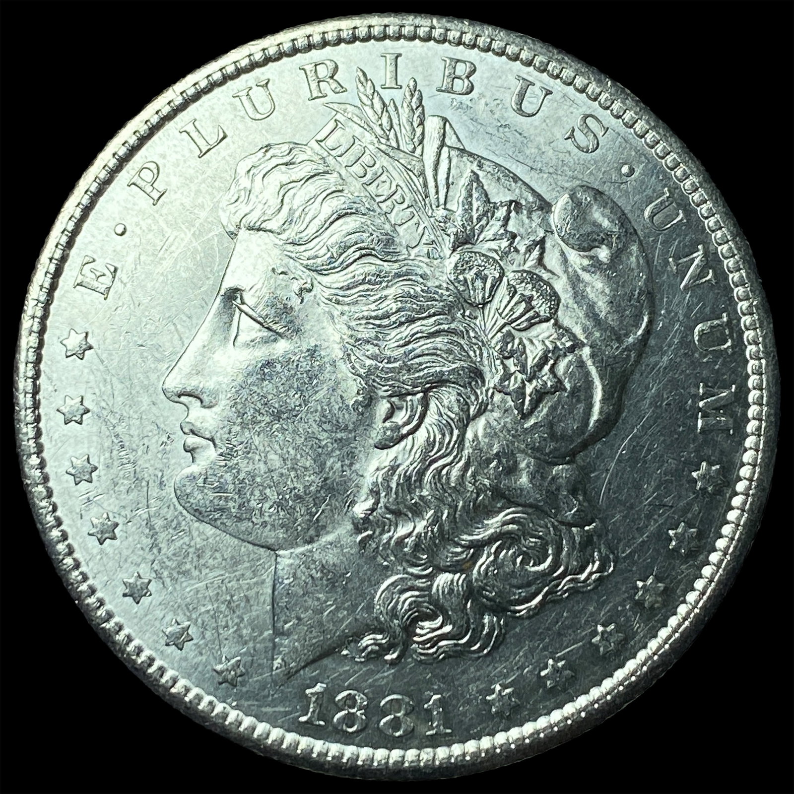 1881-S Silver Morgan Dollar UNCIRCULATED: 1881-S Silver Morgan Dollar UNCIRCULATED