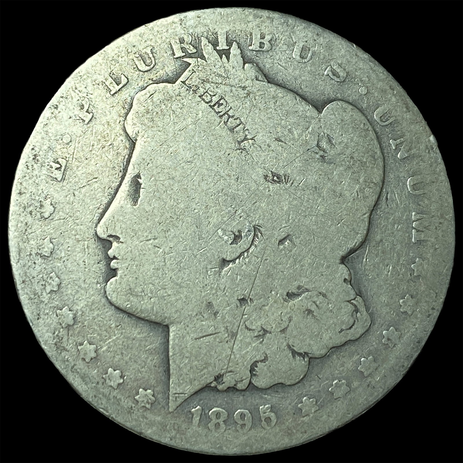 1895-O Silver Morgan Dollar NICELY CIRCULATED: 1895-O Silver Morgan Dollar NICELY CIRCULATED
