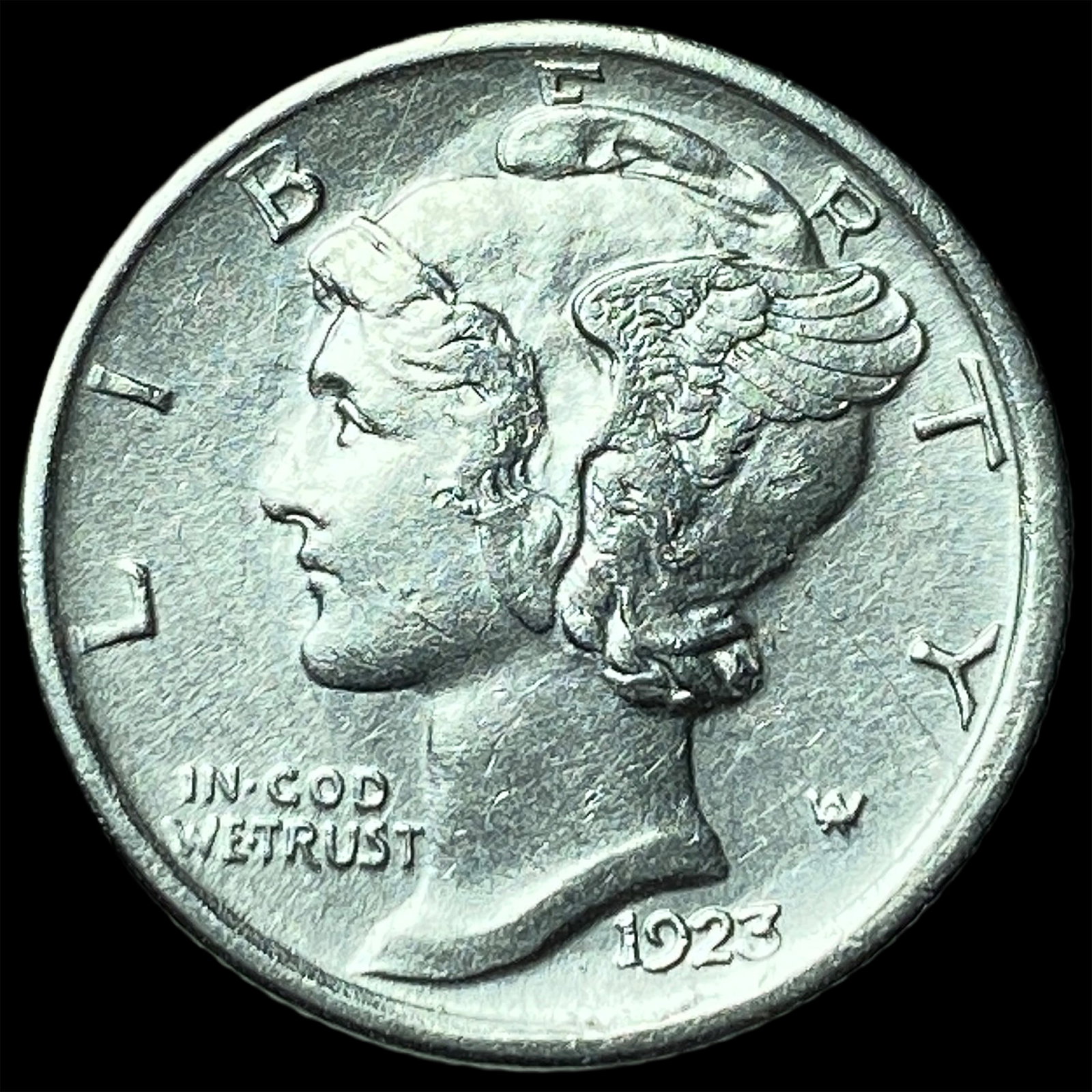 1923-S Silver Mercury Dime UNCIRCULATED: 1923-S Silver Mercury Dime UNCIRCULATED