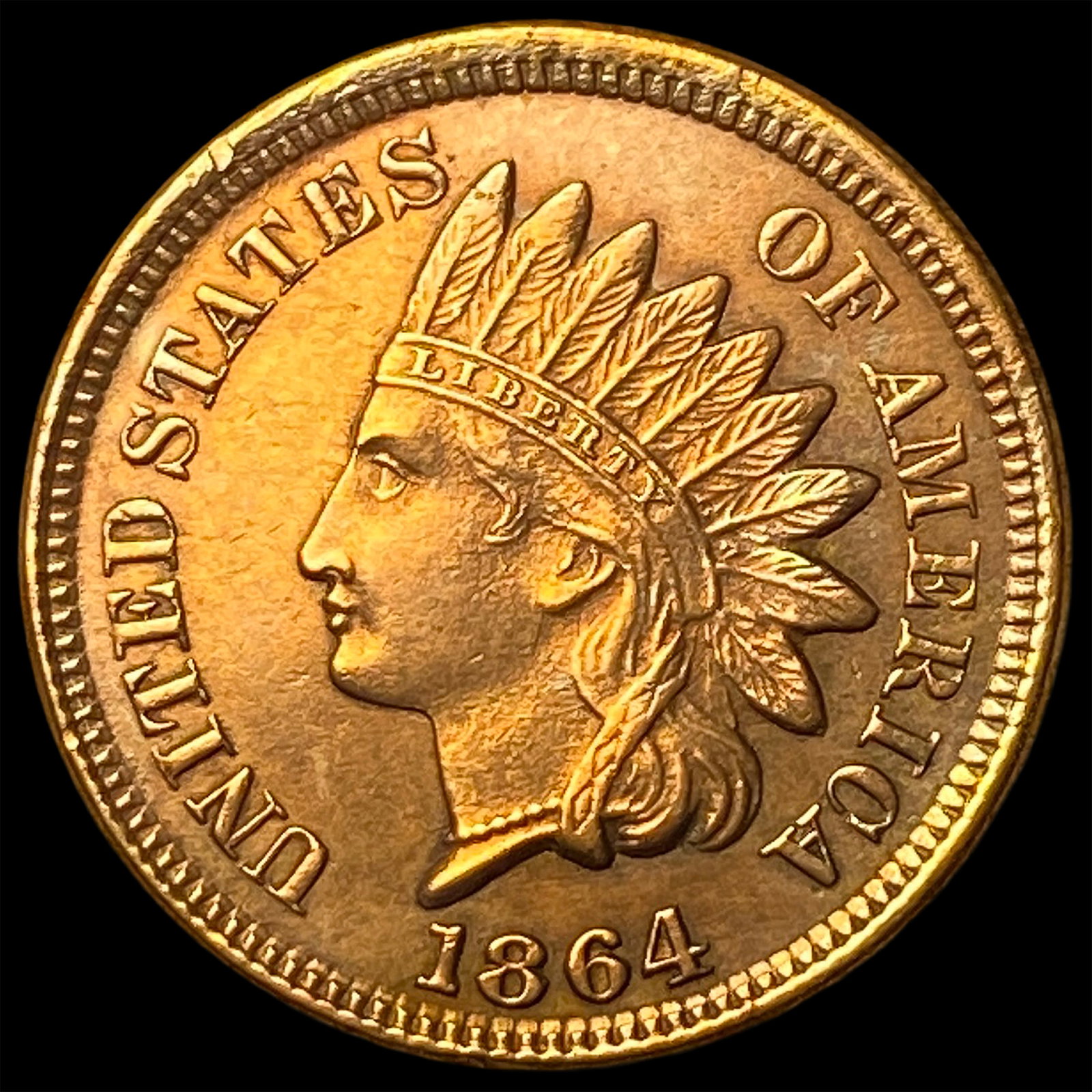 1864 Bronze Indian Head Cent UNCIRCULATED: 1864 Bronze Indian Head Cent UNCIRCULATED