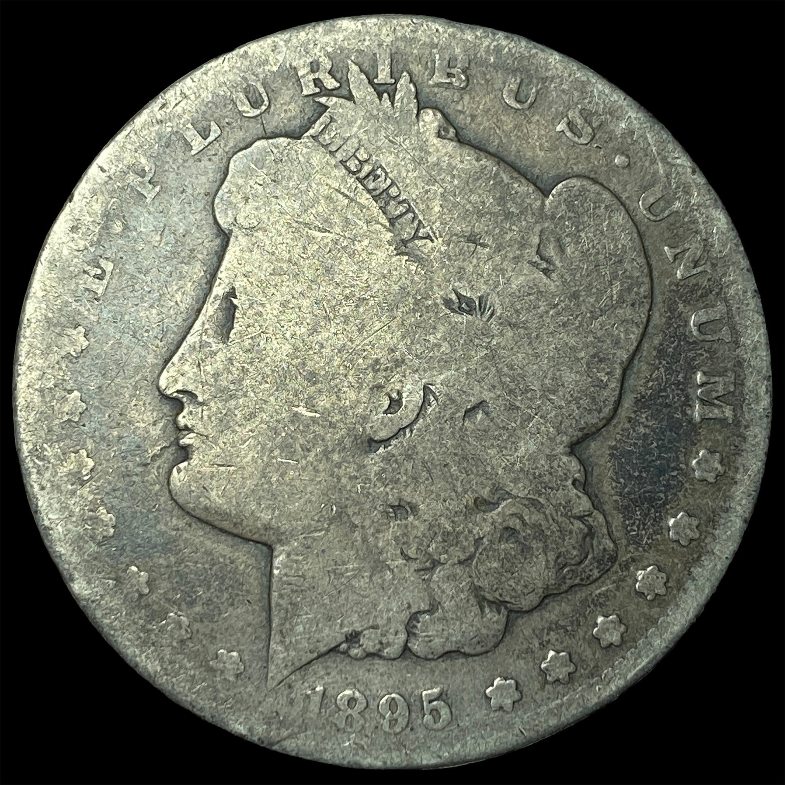 1895-S Silver Morgan Dollar NICELY CIRCULATED: 1895-S Silver Morgan Dollar NICELY CIRCULATED