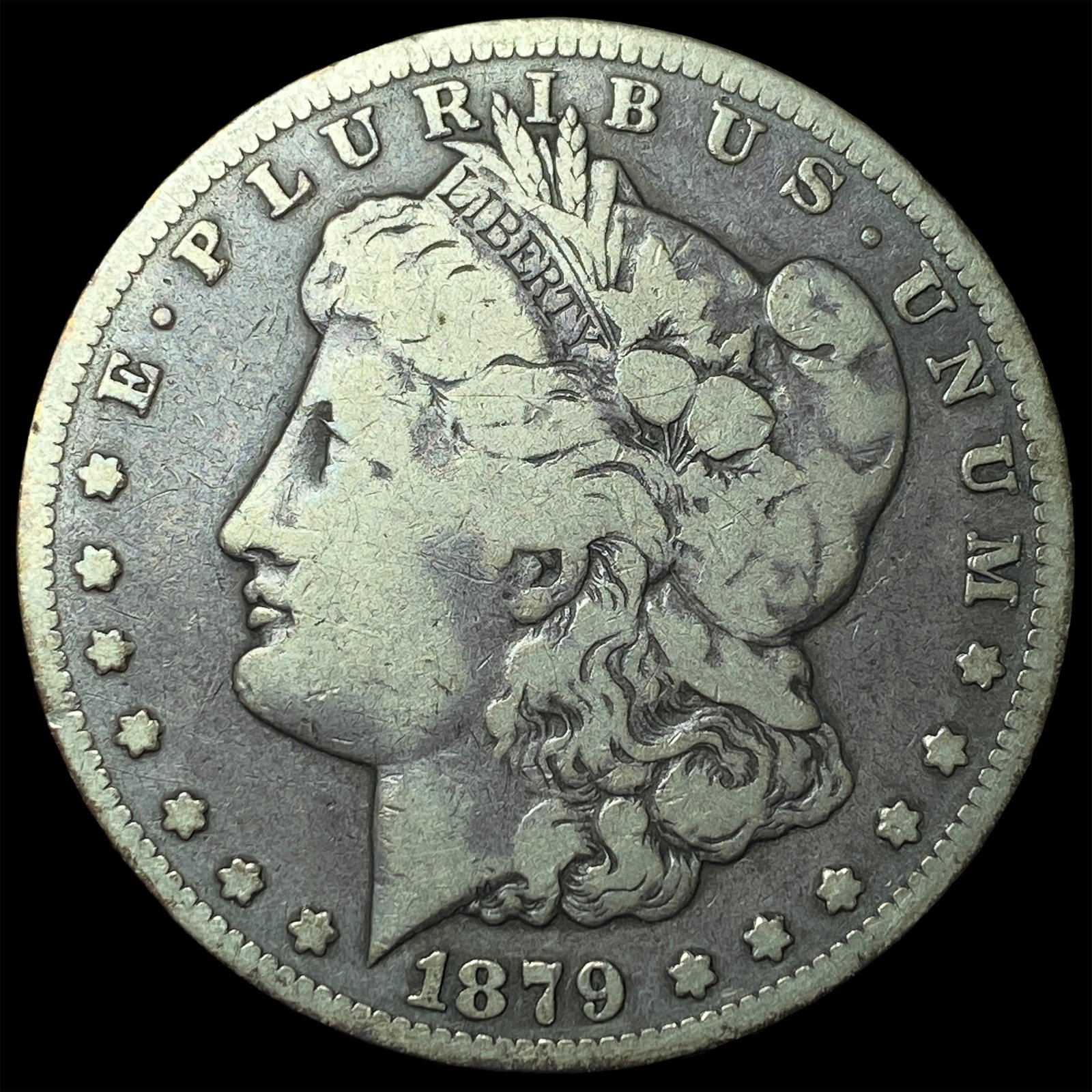 1879-CC Silver Morgan Dollar LIGHTLY CIRCULATED: 1879-CC Silver Morgan Dollar LIGHTLY CIRCULATED