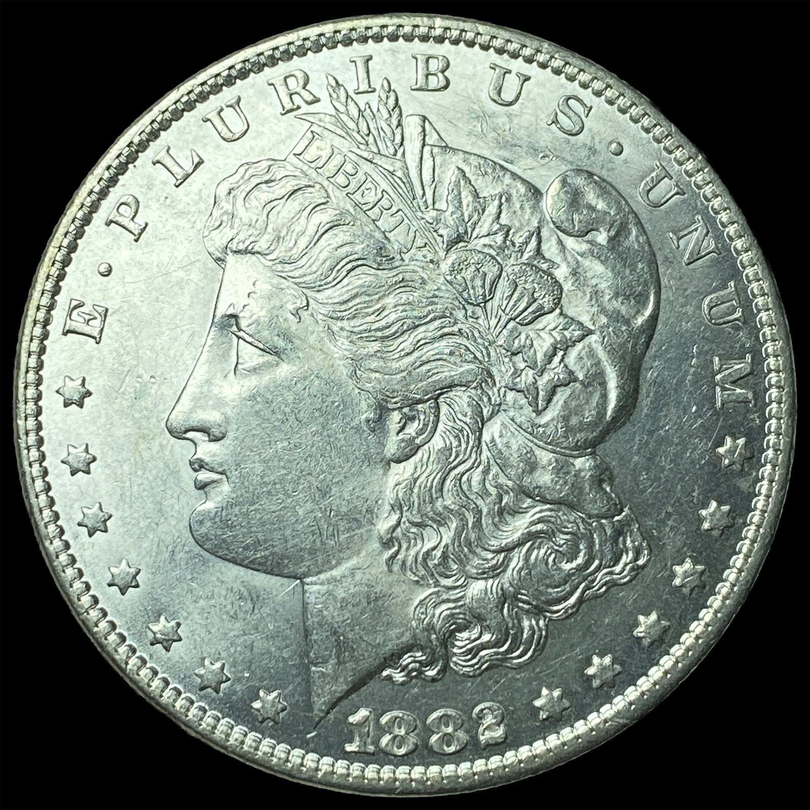 1882-S Silver Morgan Dollar CHOICE BU: 1882-S Silver Morgan Dollar CHOICE BU