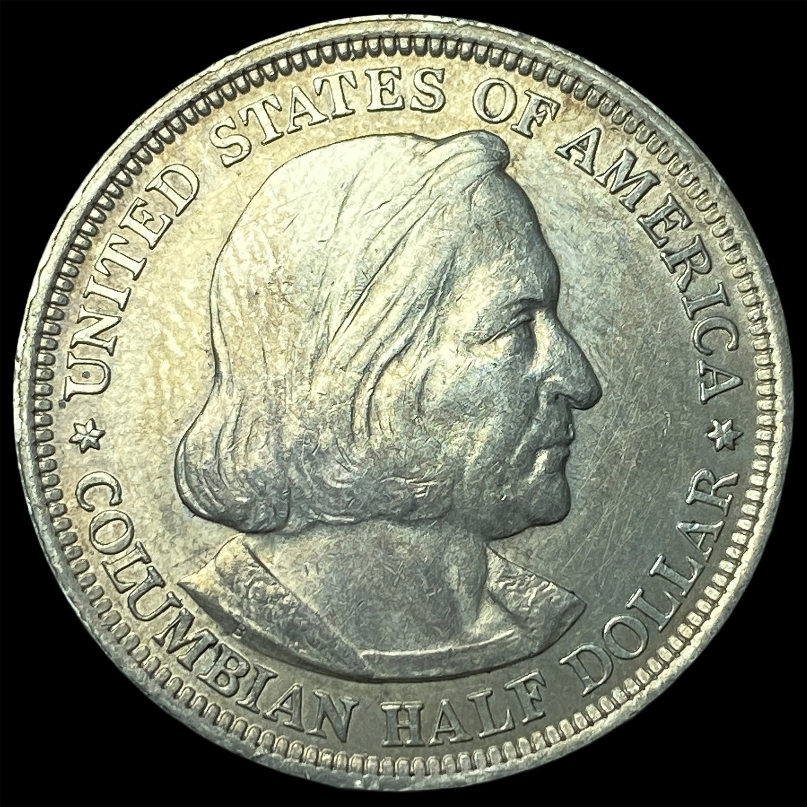 1893 Silver Columbian Half Dollar CHOICE AU (1 of 2)