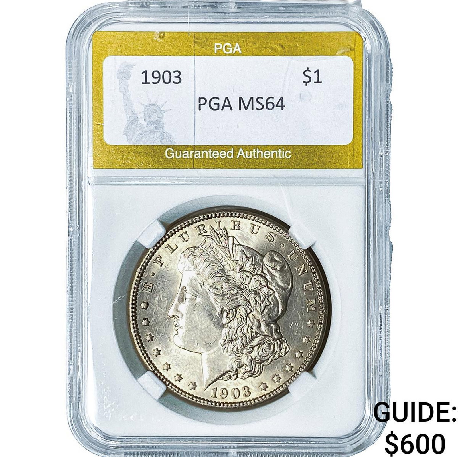 1903 Morgan Silver Dollar PGA MS64: 1903 Morgan Silver Dollar PGA MS64