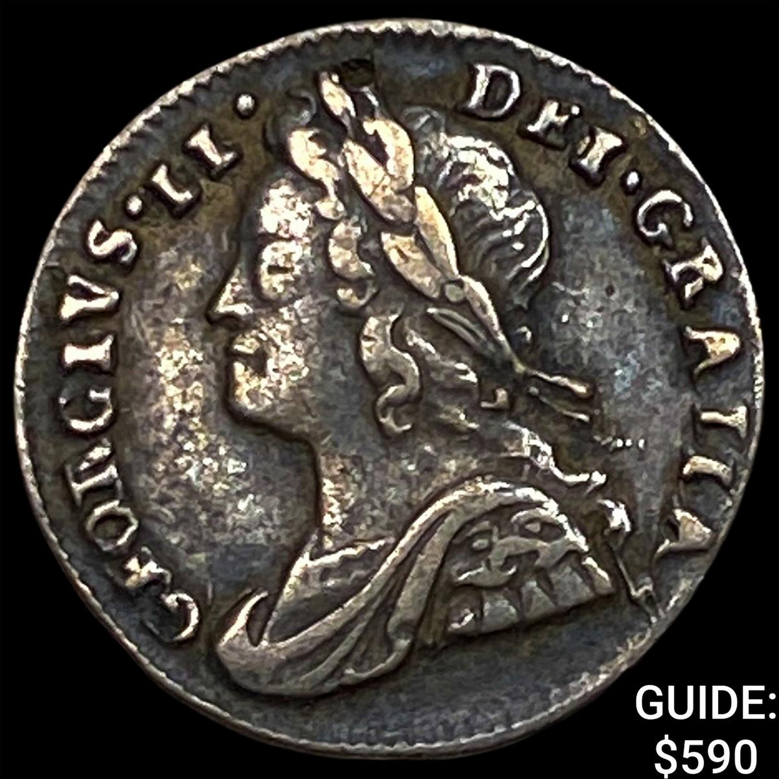 1737 Great Britain Geroge II Silver Penny (1 of 2)