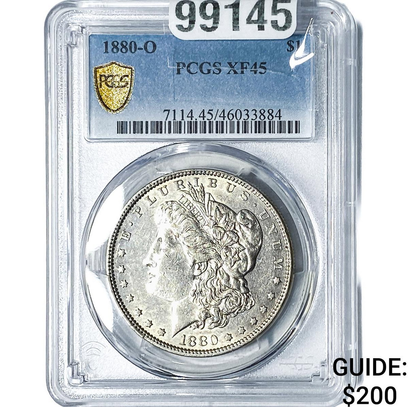 1880-O Morgan Silver Dollar PCGS XF45: 1880-O Morgan Silver Dollar PCGS XF45