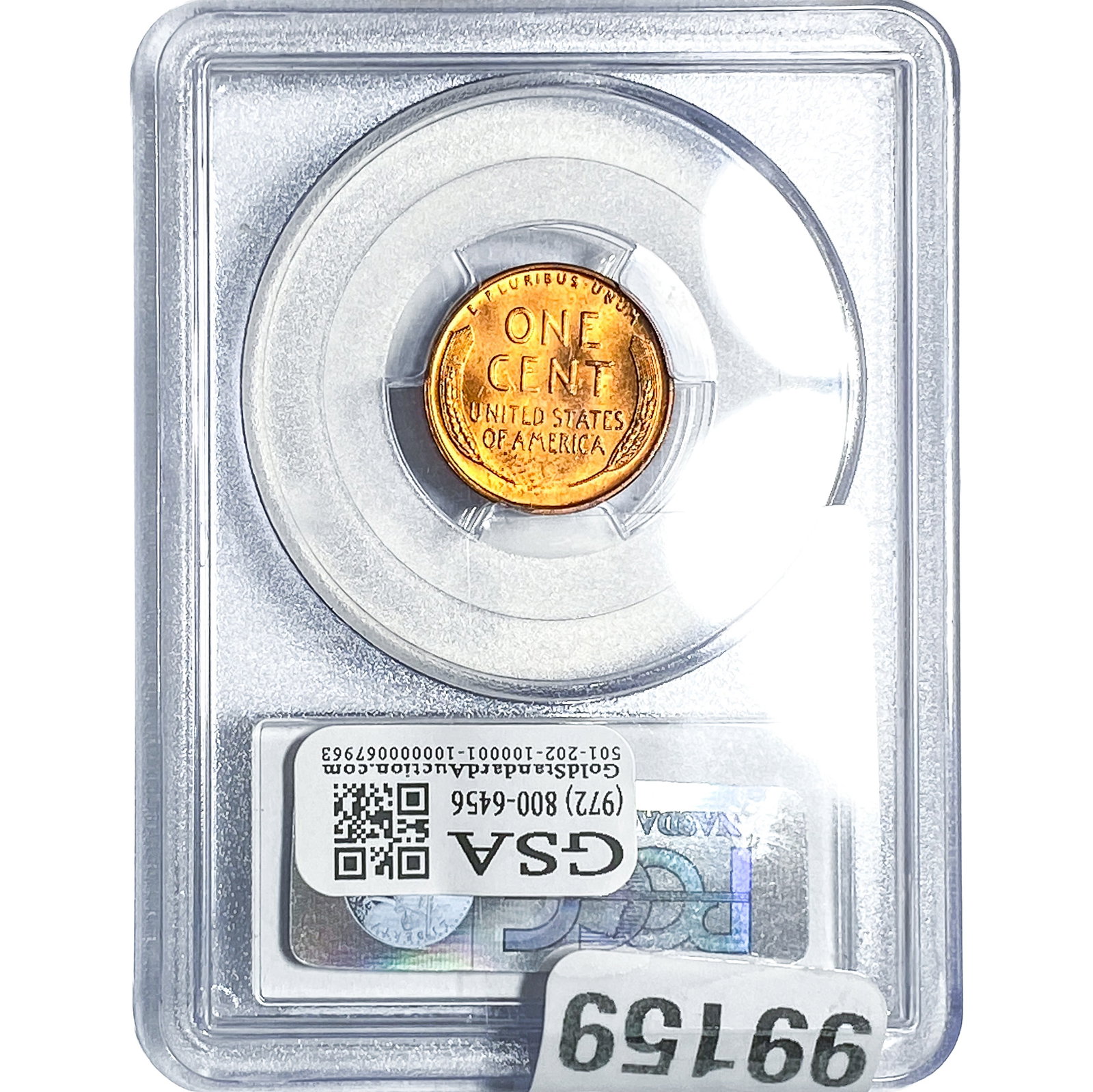 1955-D Wheat Cent PCGS MS65 RD - 2