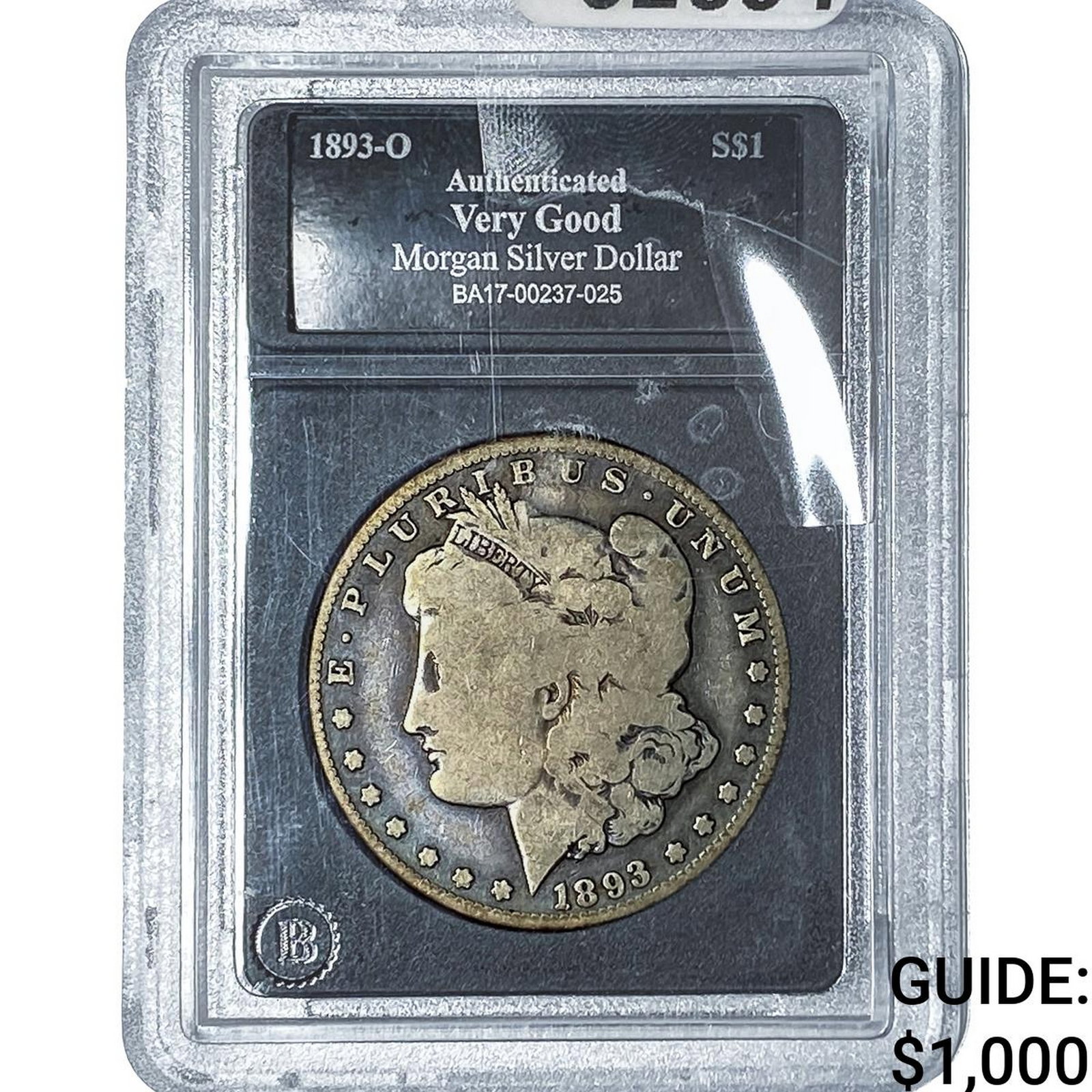 1893-O Morgan Silver Dollar VG (1 of 2)