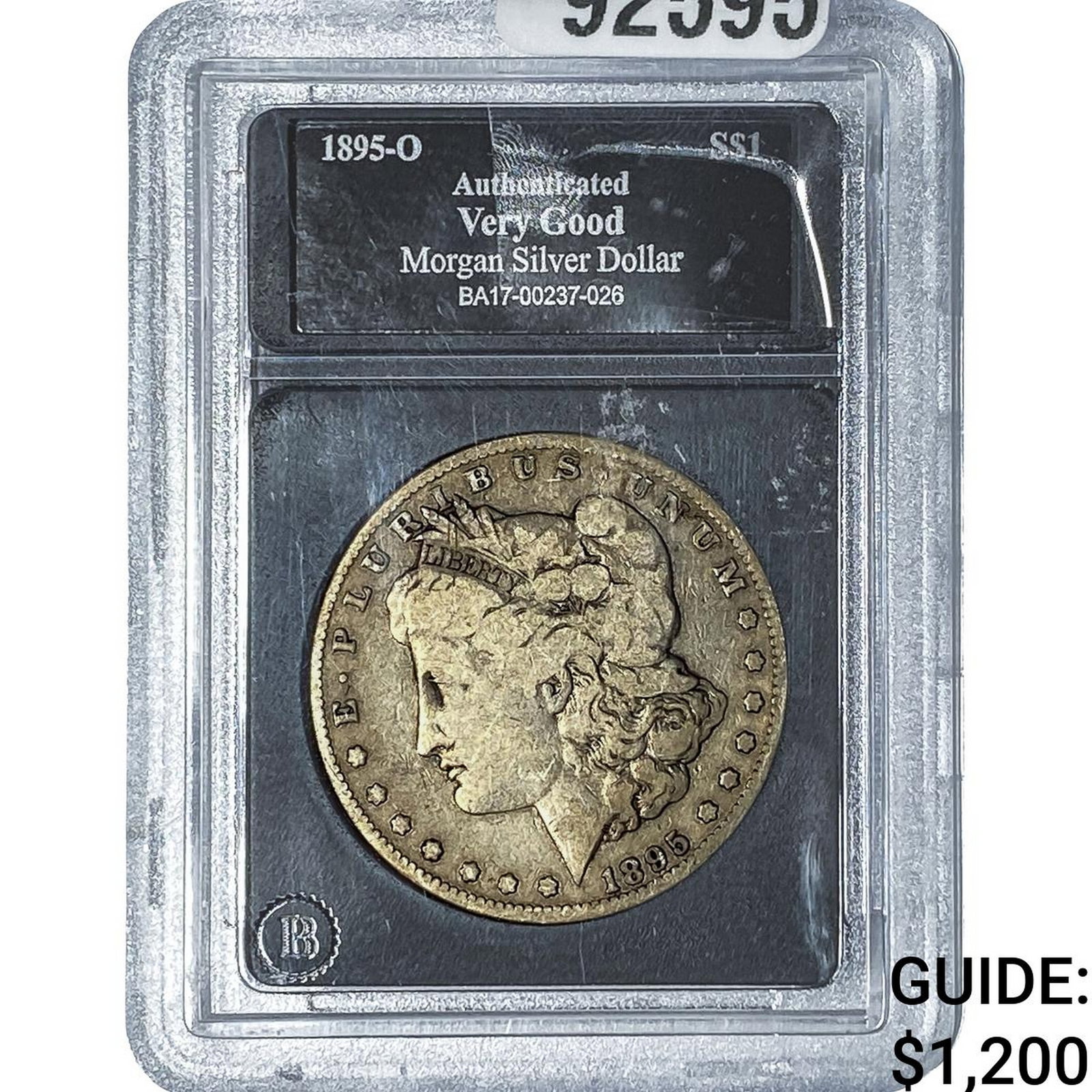 1895-O Morgan Silver Dollar VG (1 of 2)