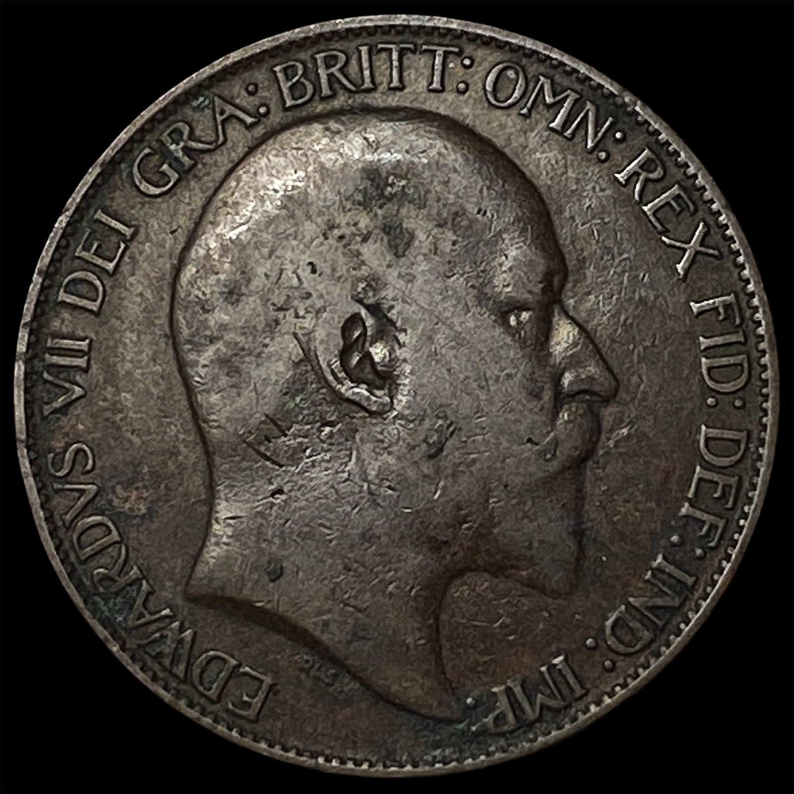 1902 Great Britain Bronze 1/2 Penny (1 of 2)