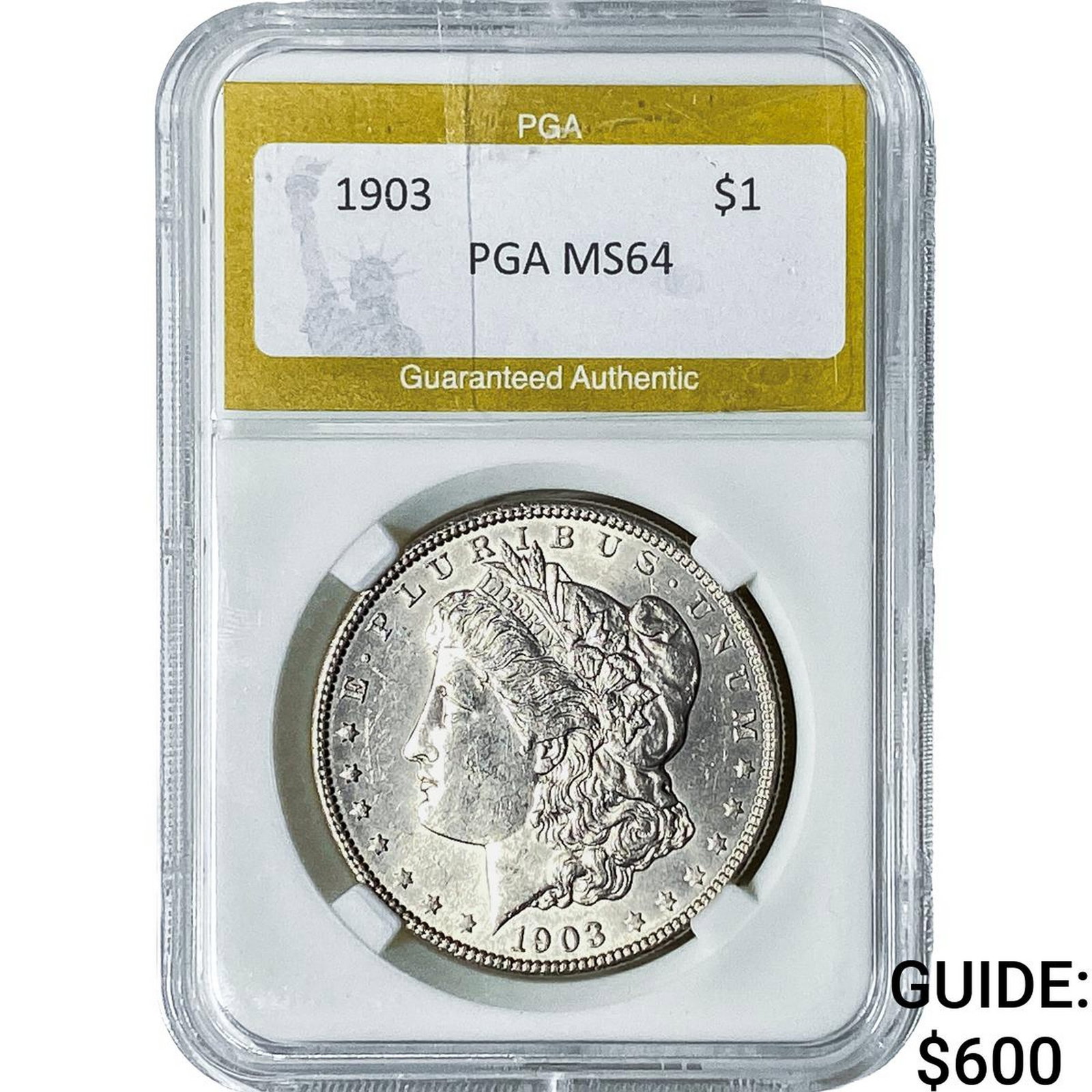 1903 Morgan Silver Dollar PGA MS64: 1903 Morgan Silver Dollar PGA MS64
