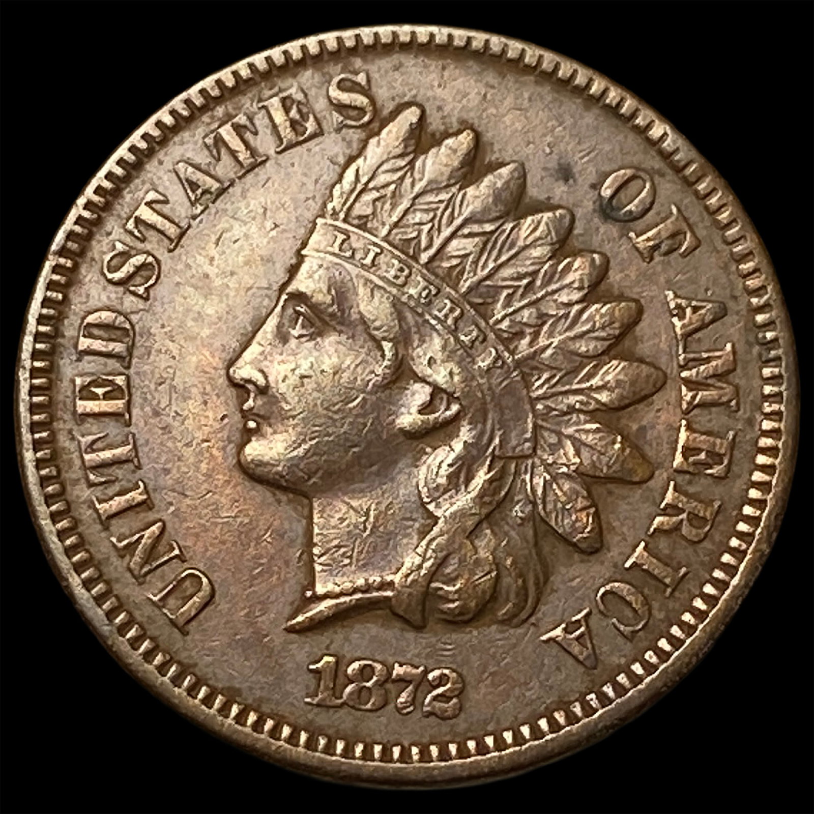 1872 RB Indian Head Cent UNCIRCULATED: 1872 RB Indian Head Cent UNCIRCULATED