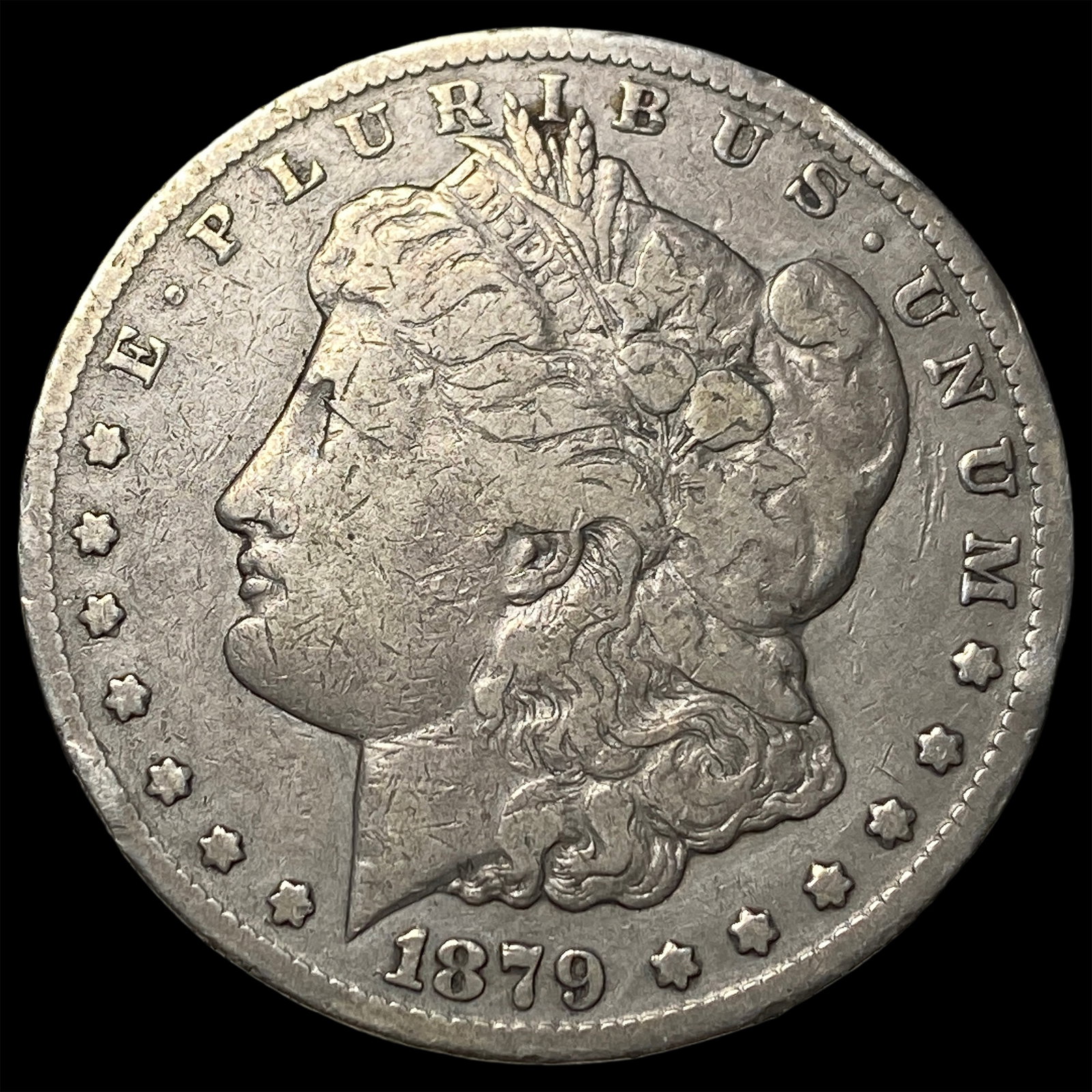 1879-CC Silver Morgan Dollar NEARLY UNCIRCULATED (1 of 2)