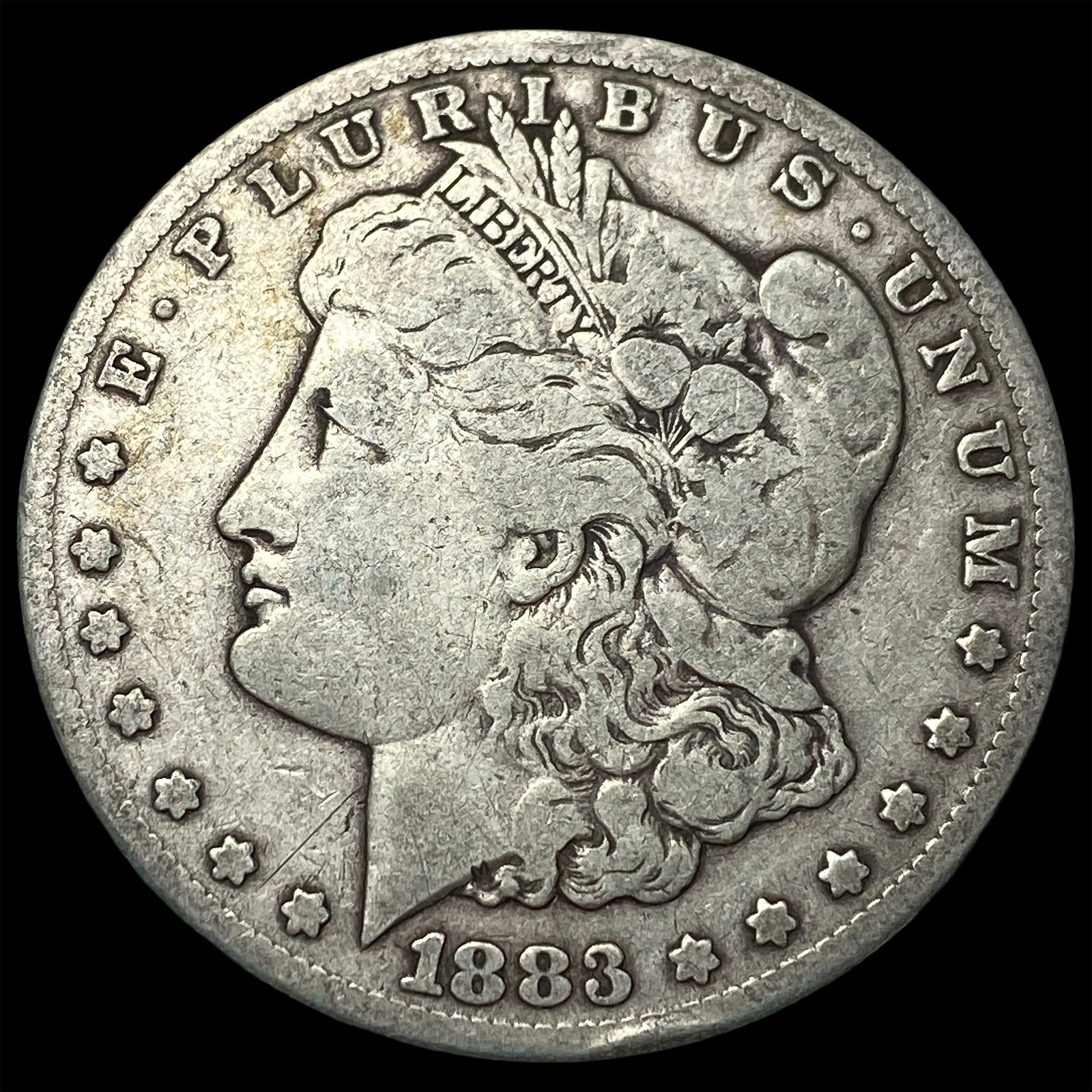 1883-CC Silver Morgan Dollar NEARLY UNCIRCULATED: 1883-CC Silver Morgan Dollar NEARLY UNCIRCULATED