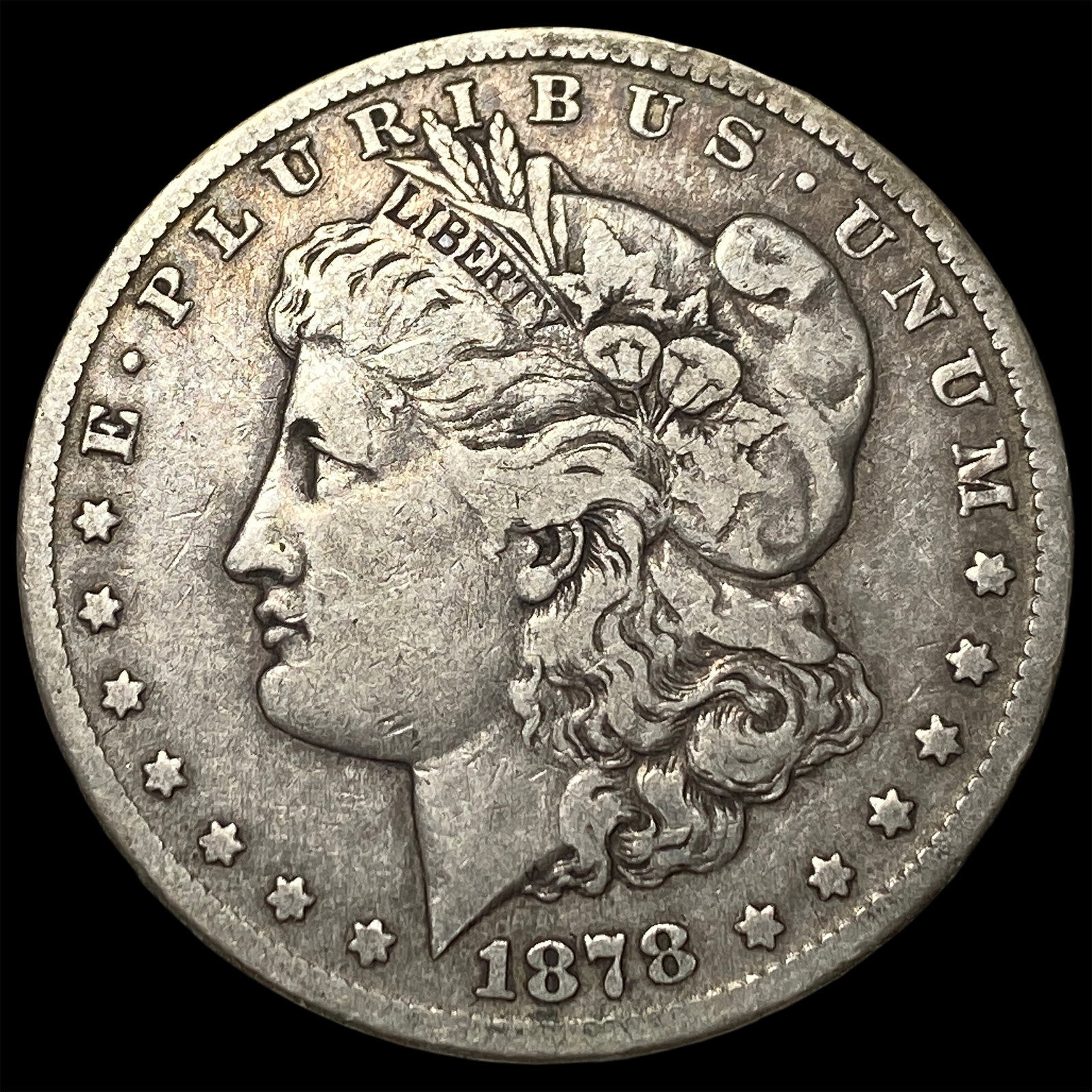 1878-CC Silver Morgan Dollar LIGHTLY CIRCULATED: 1878-CC Silver Morgan Dollar LIGHTLY CIRCULATED