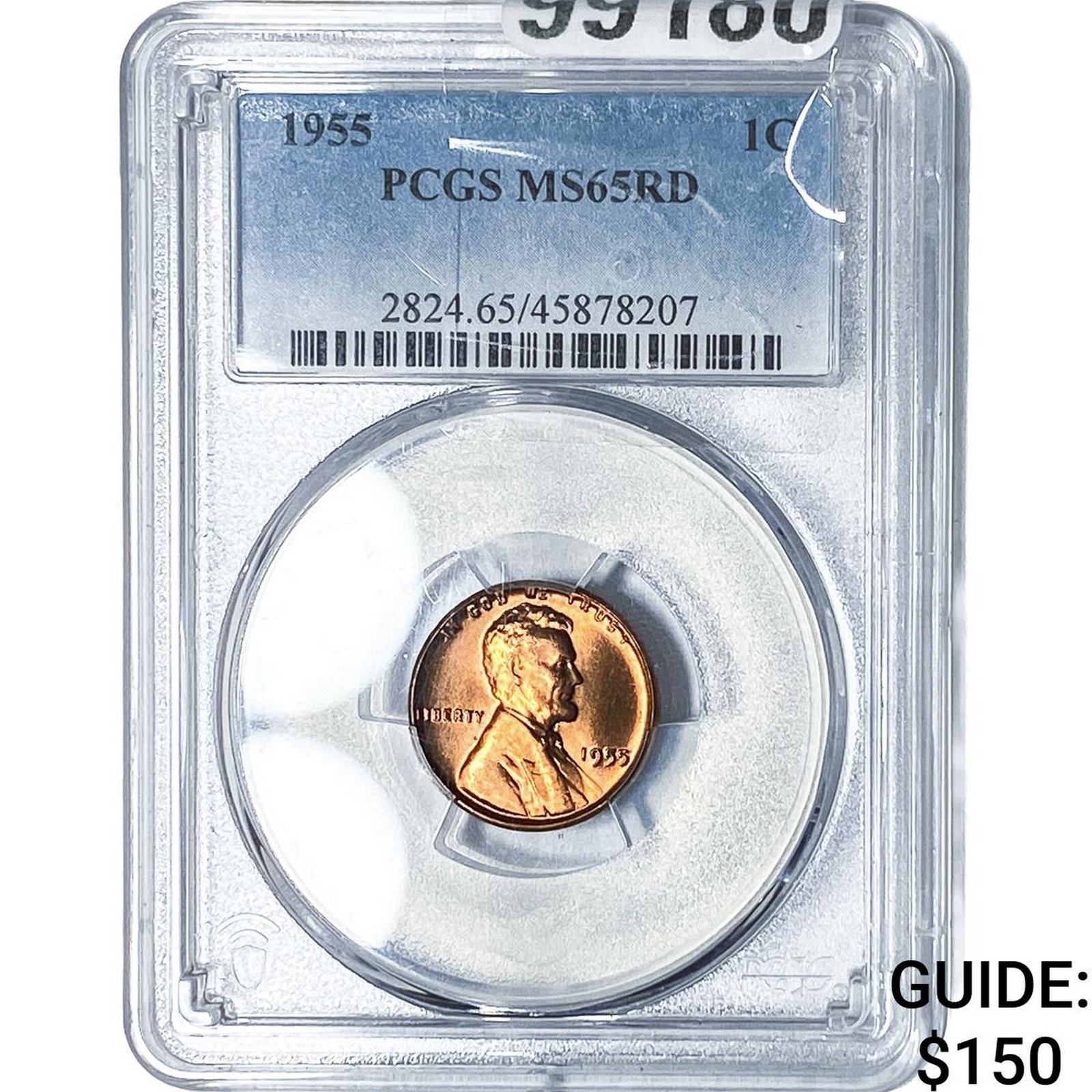 1955 Wheat Cent PCGS MS65 RD (1 of 2)