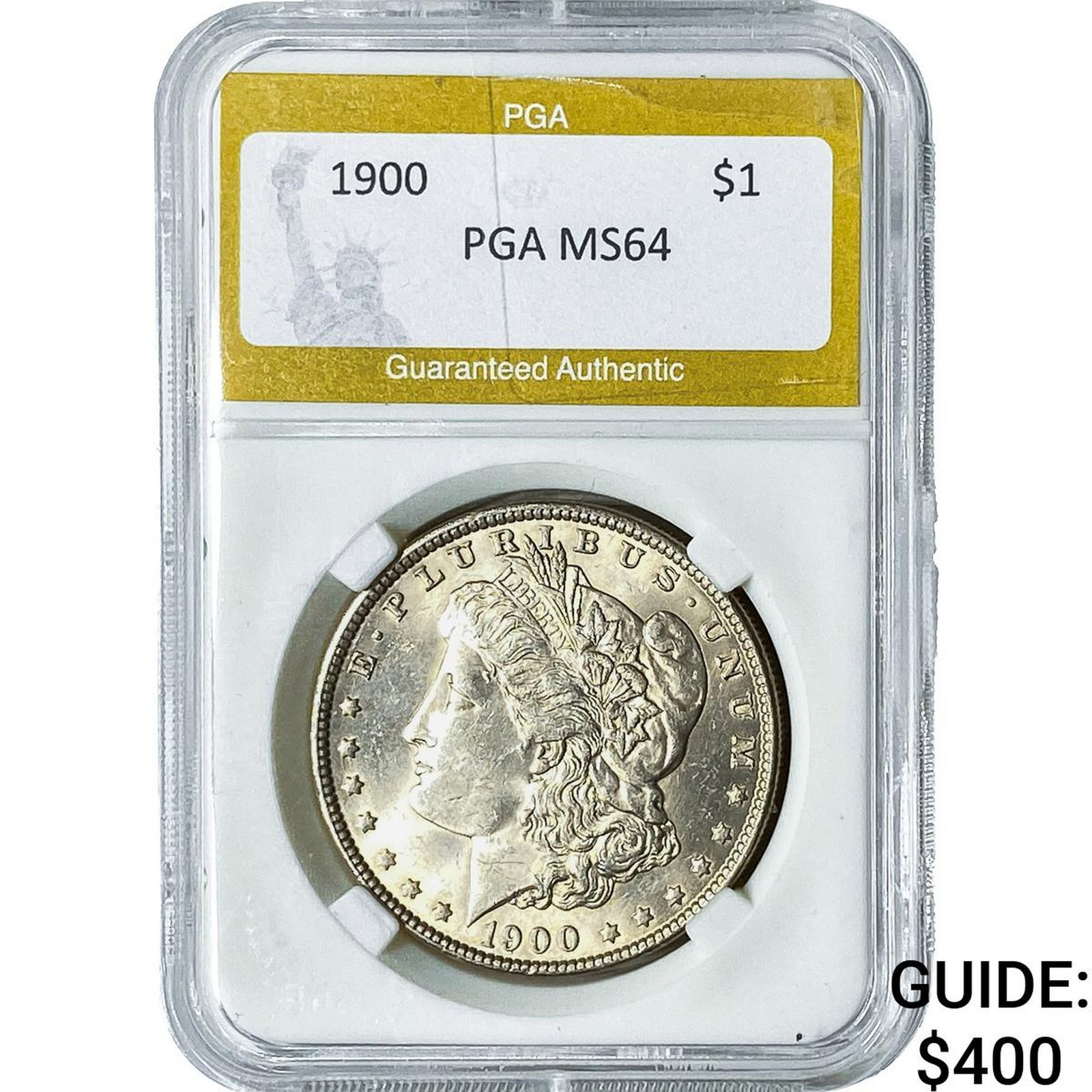 1900 Morgan Silver Dollar PGA MS64: 1900 Morgan Silver Dollar PGA MS64