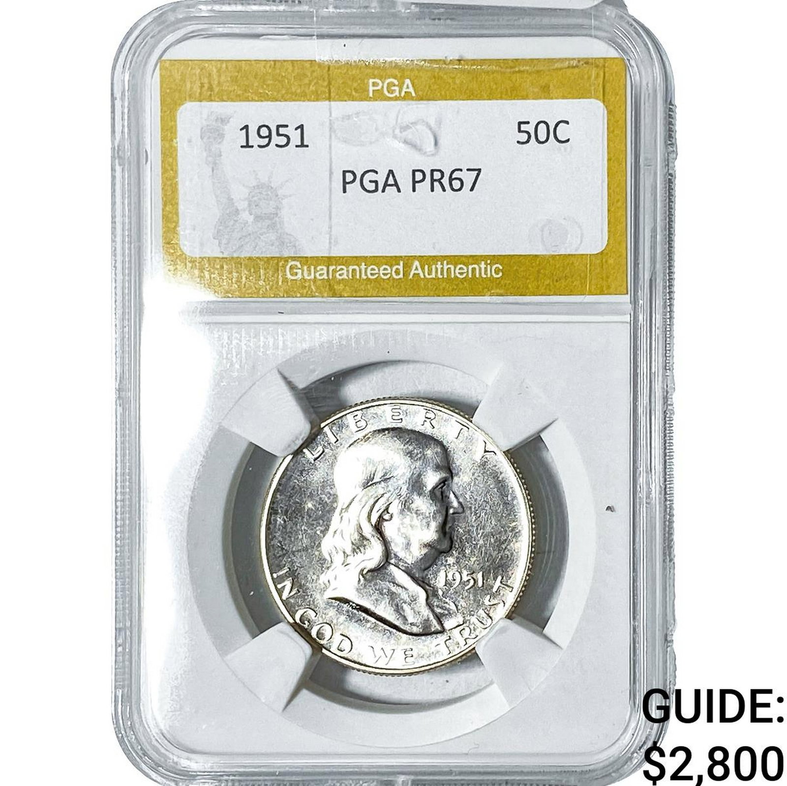 1951 Franklin Half Dollar PGA PR67 (1 of 2)