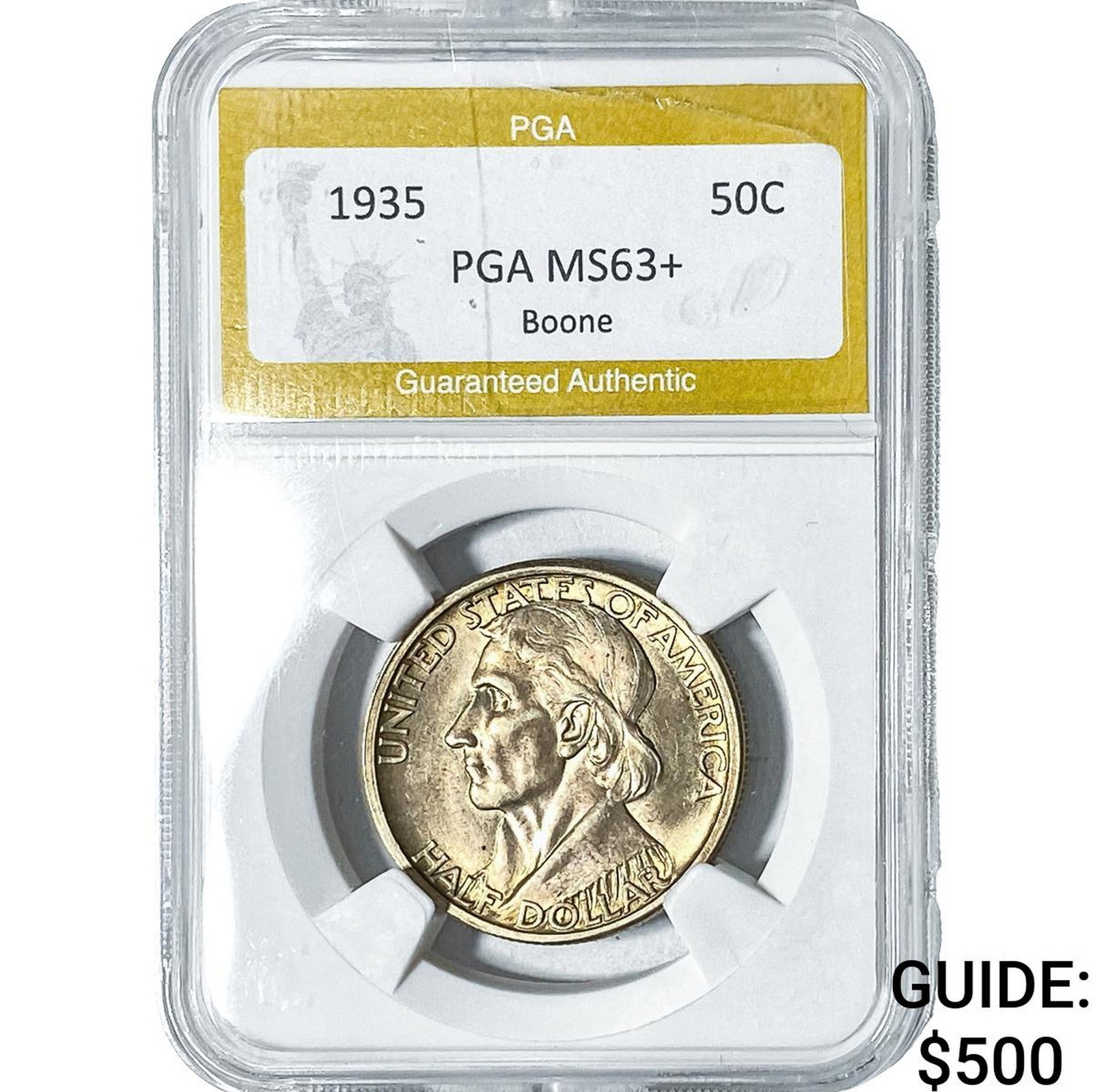 1935 Boone Half Dollar PGA MS63+ (1 of 2)