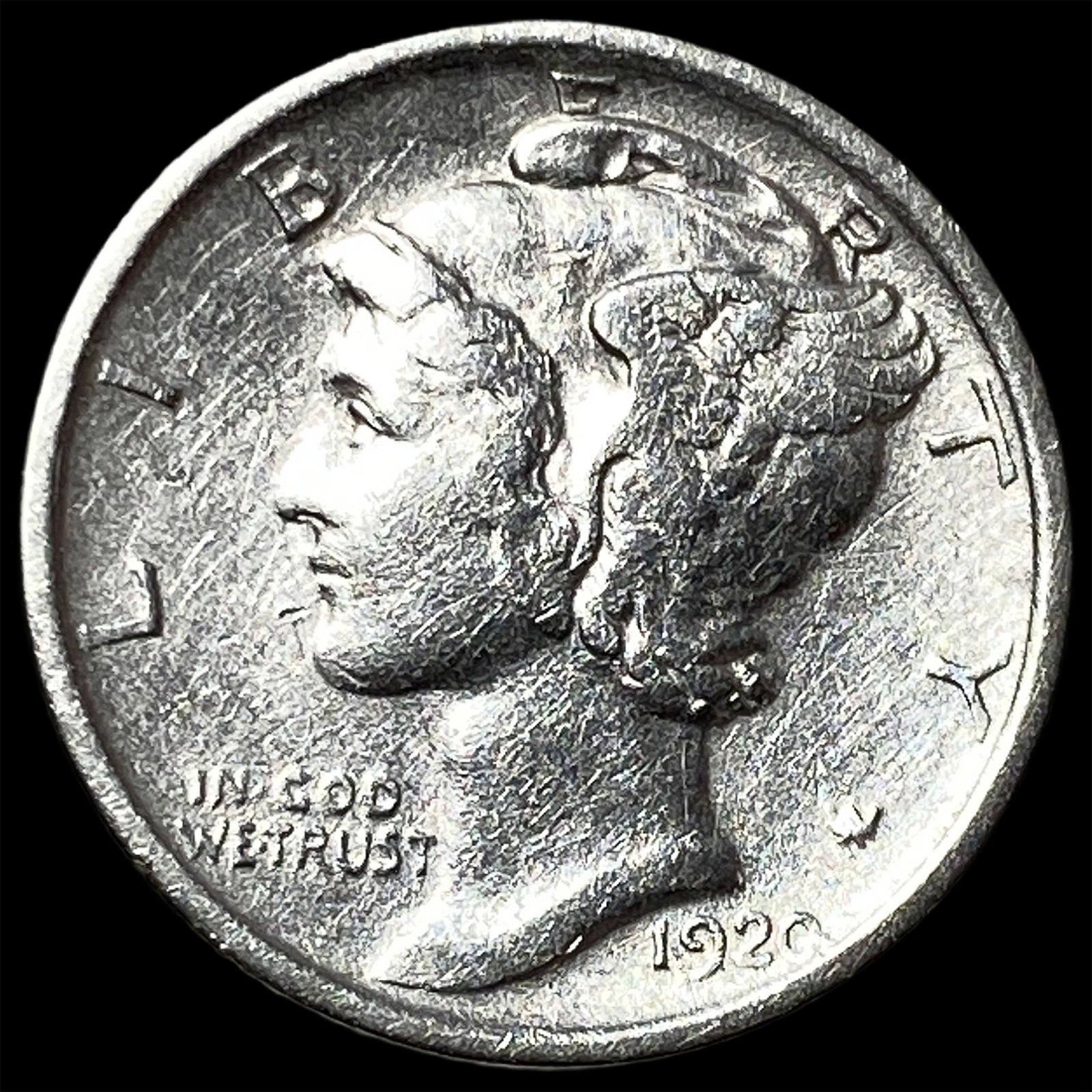 1926-S Mercury Dime CLOSELY UNCIRCULATED: 1926-S Mercury Dime CLOSELY UNCIRCULATED