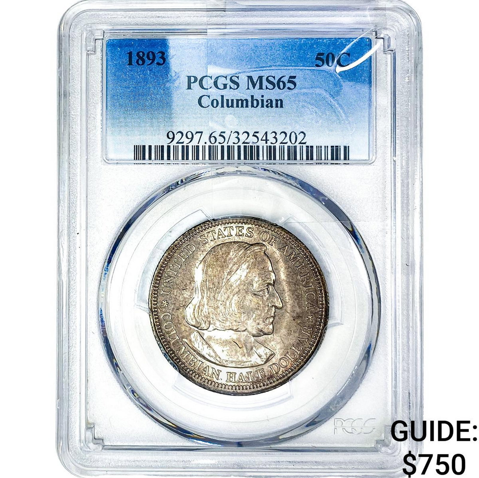 1893 Columbian Expo Half Dollar PCGS MS65 (1 of 2)