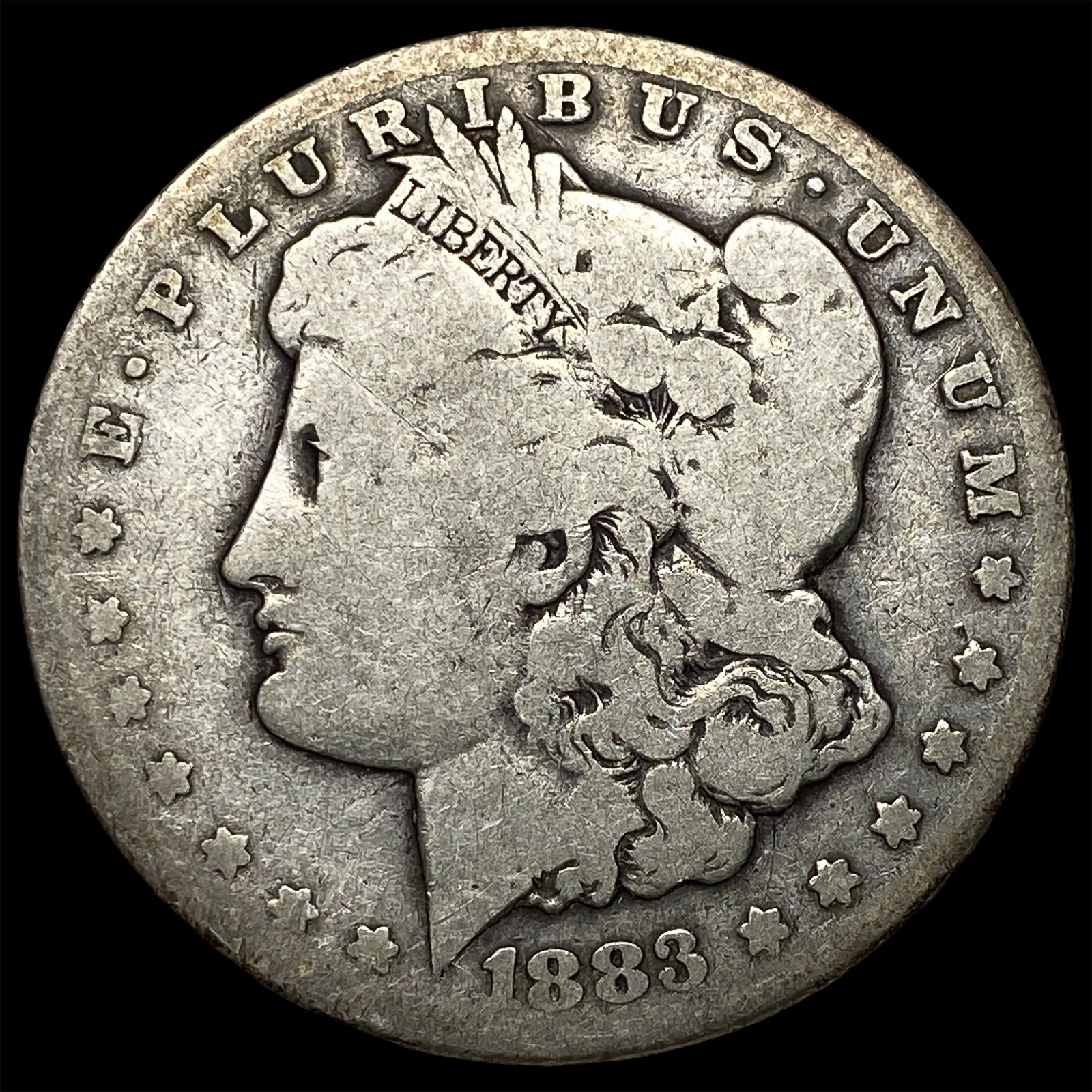 1883-CC Morgan Silver Dollar NICELY CIRCULATED: 1883-CC Morgan Silver Dollar NICELY CIRCULATED