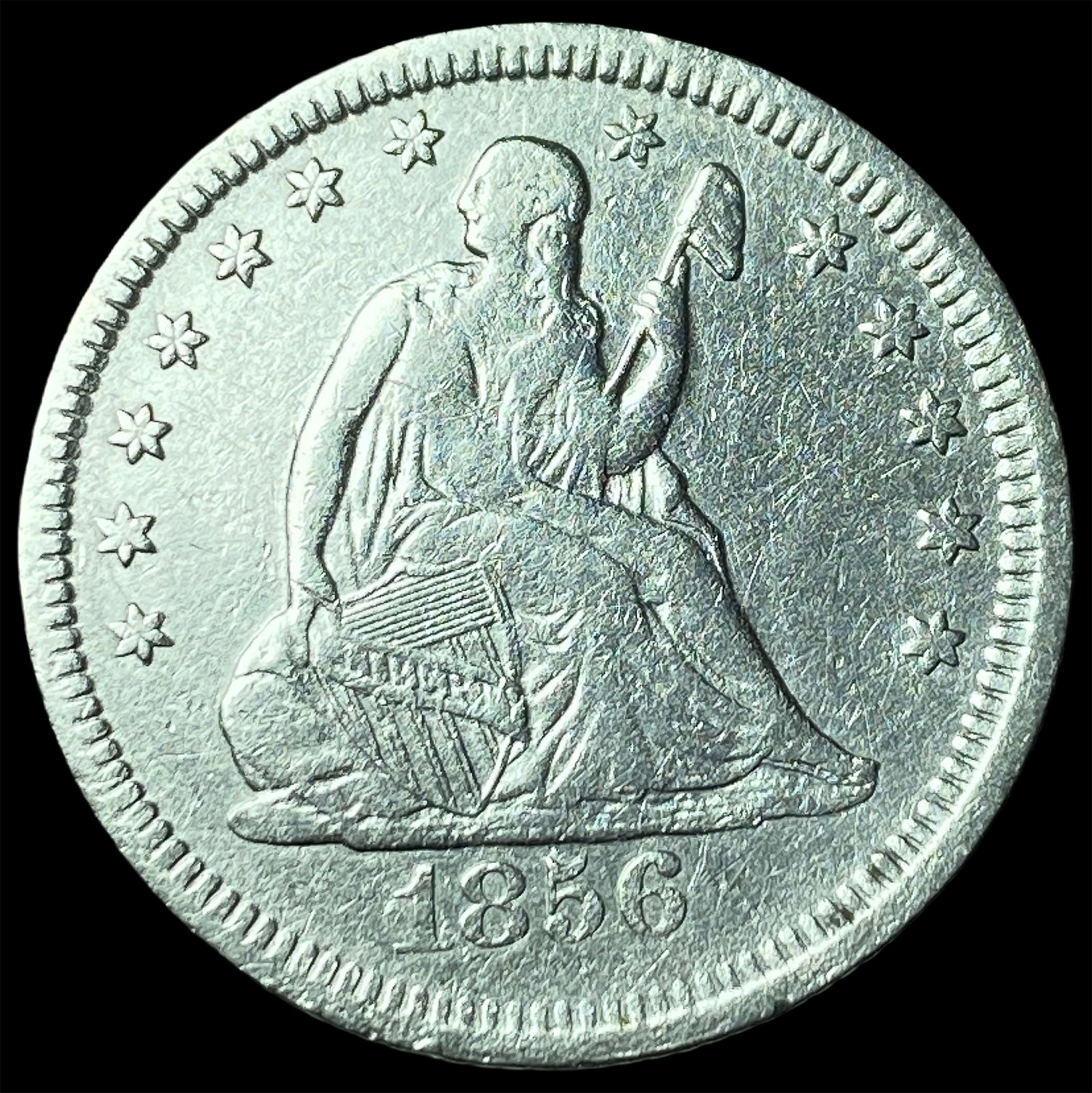 1856 Seated Liberty Quarter HIGH GRADE (1 of 2)