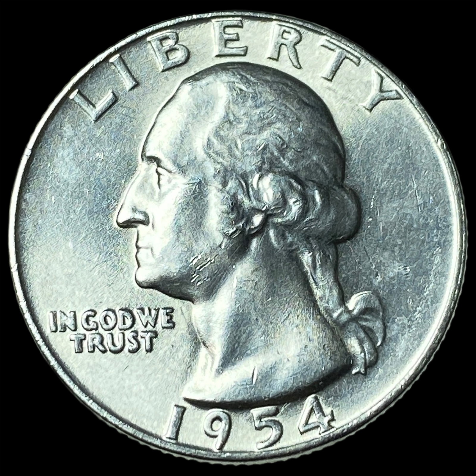 1954 Washington Silver Quarter GEM BU (1 of 2)