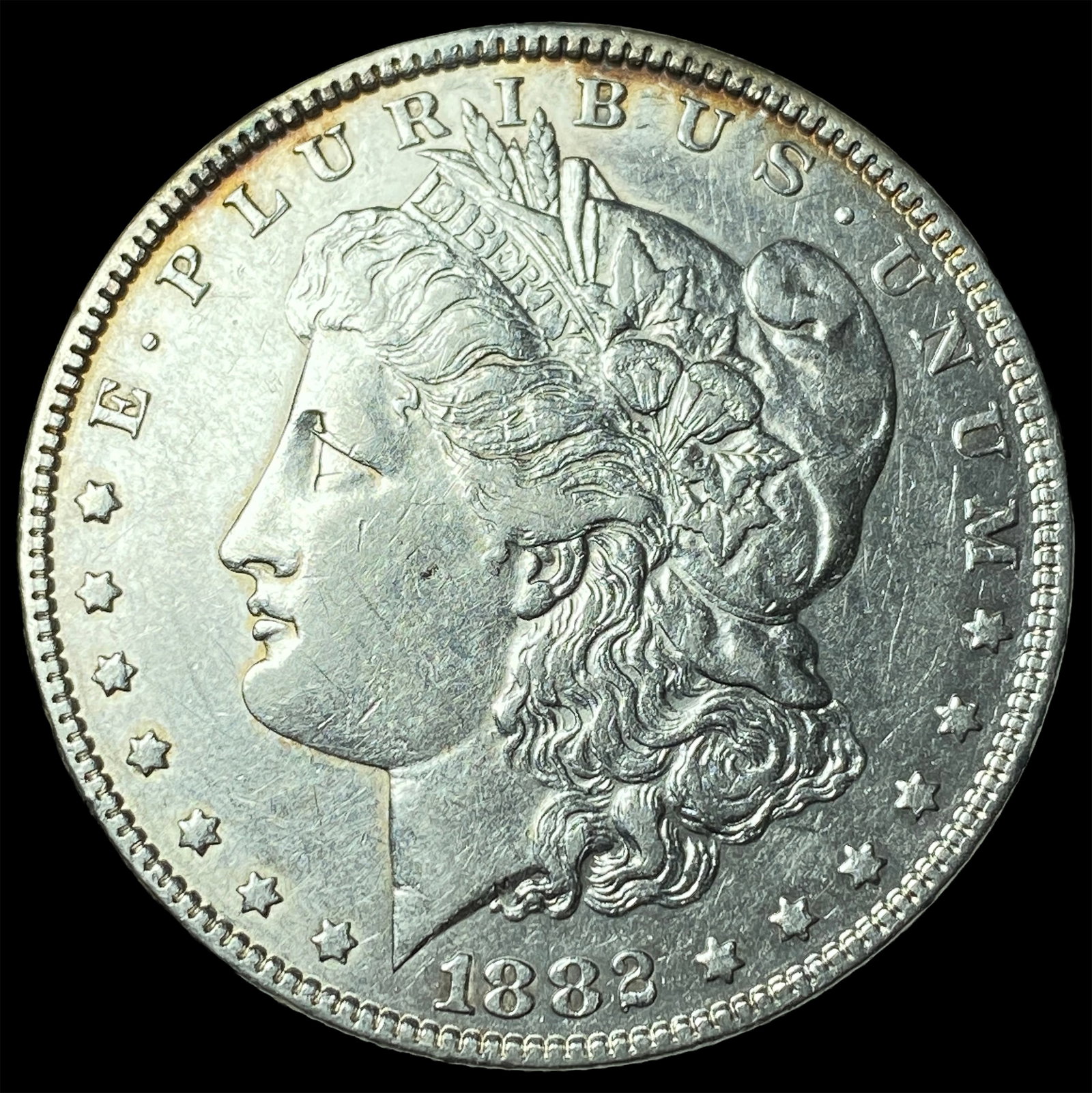 1882 Morgan Silver Dollar CHOICE AU: 1882 Morgan Silver Dollar CHOICE AU