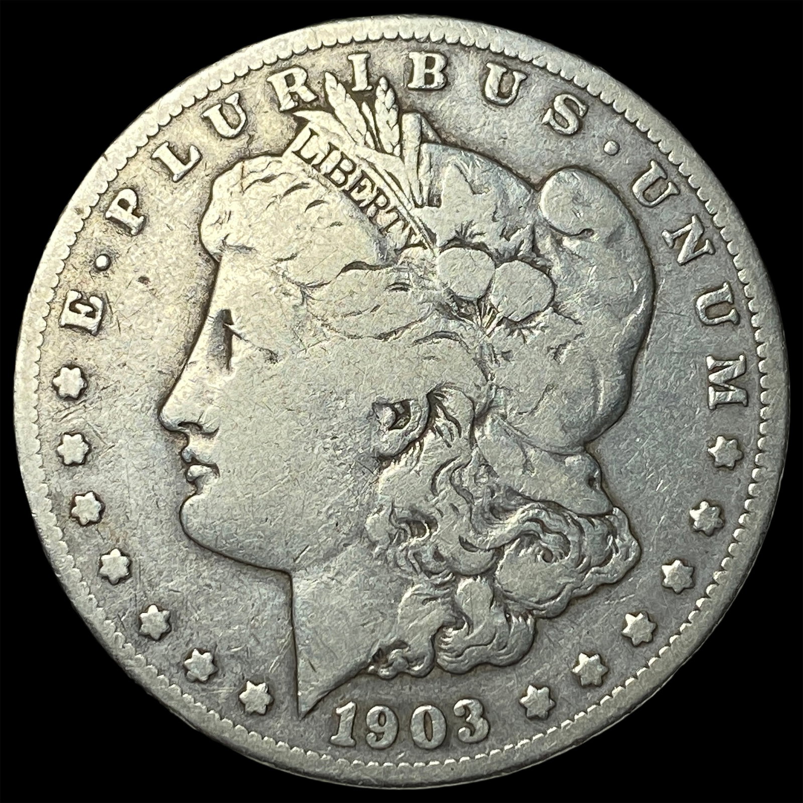 1903-S Silver Morgan Dollar LIGHTLY CIRCULATED: 1903-S Silver Morgan Dollar LIGHTLY CIRCULATED