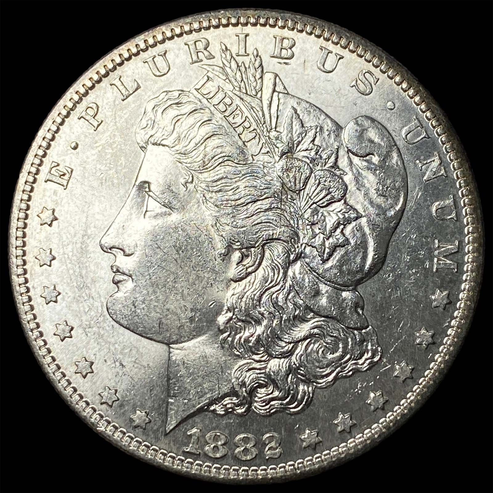 1882-S Silver Morgan Dollar CHOICE BU: 1882-S Silver Morgan Dollar CHOICE BU