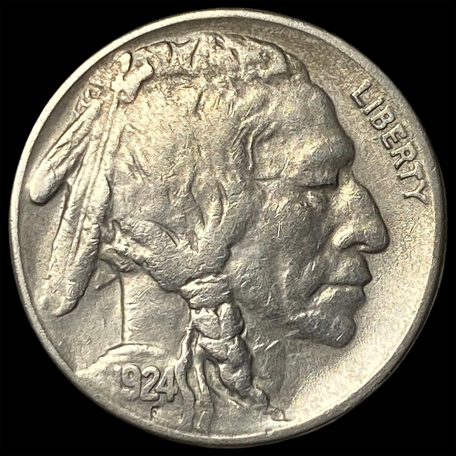 1924-S Buffalo Nickel CLOSELY UNCIRCULATED (1 of 2)