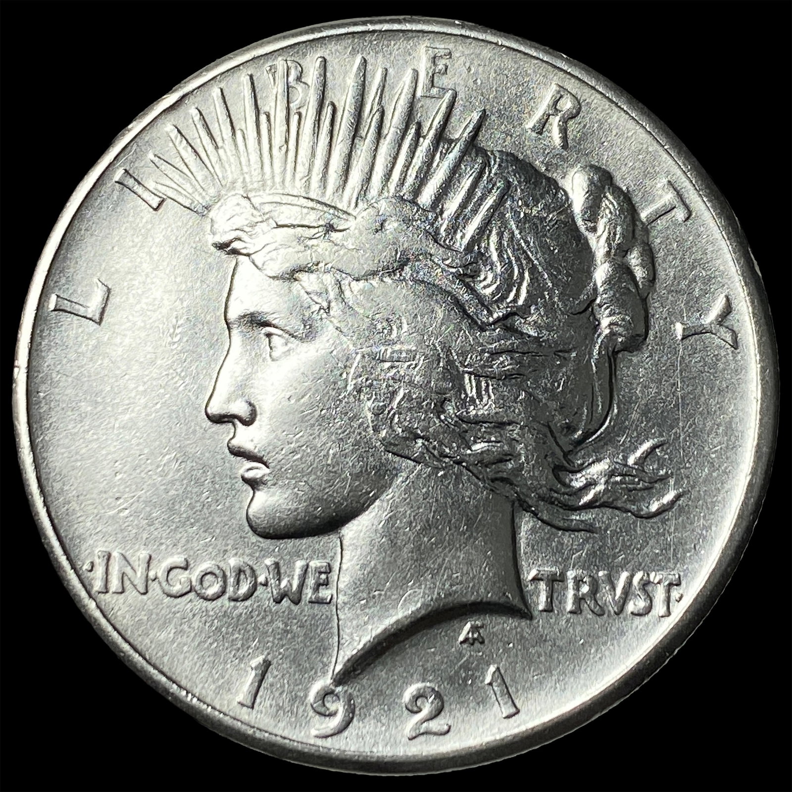 1921 Silver Peace Dollar NEARLY UNCIRCULATED: 1921 Silver Peace Dollar NEARLY UNCIRCULATED