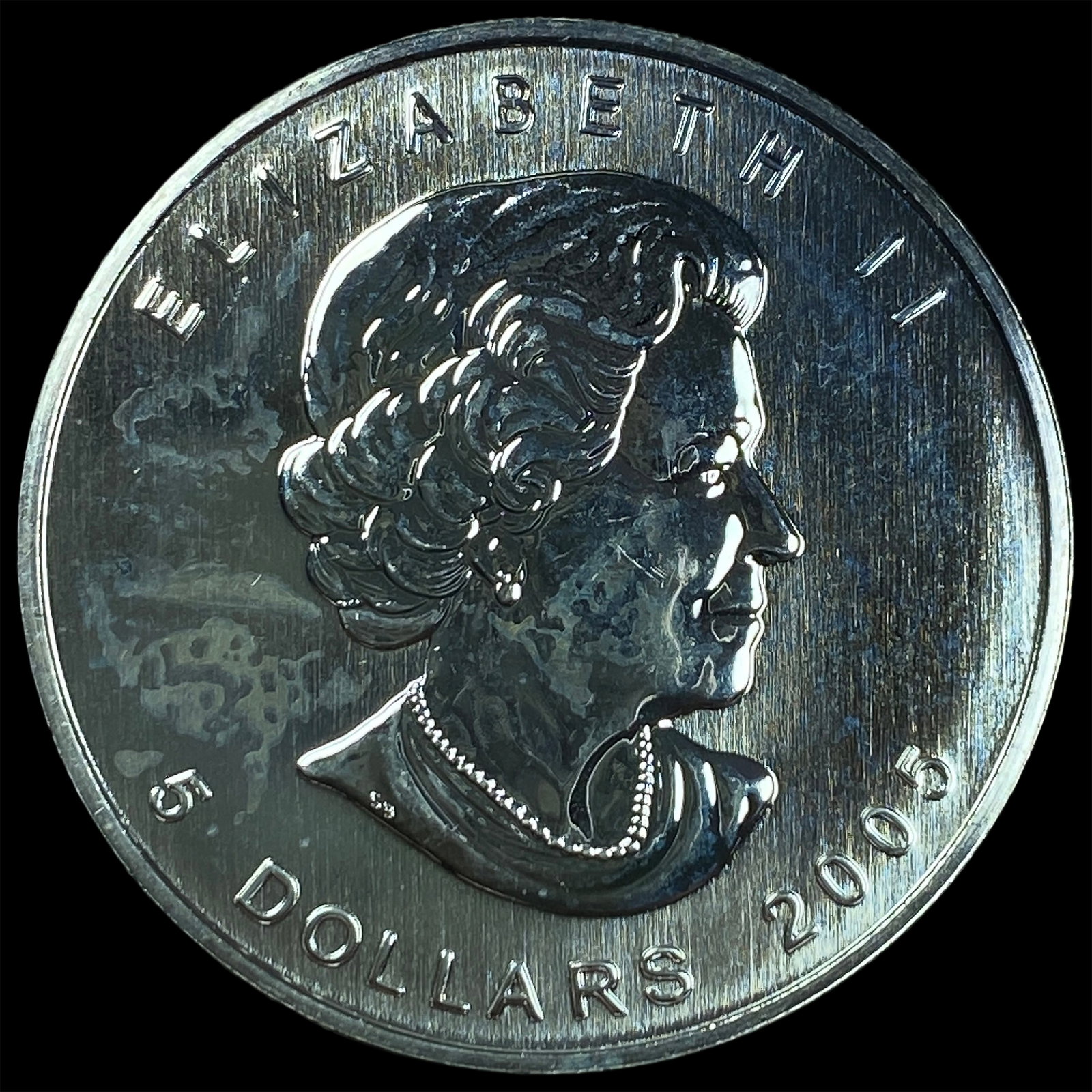 2005 Silver 1 oz Canadian Maple Leaf UNCIRCULATED: 2005 Silver 1 oz Canadian Maple Leaf UNCIRCULATED