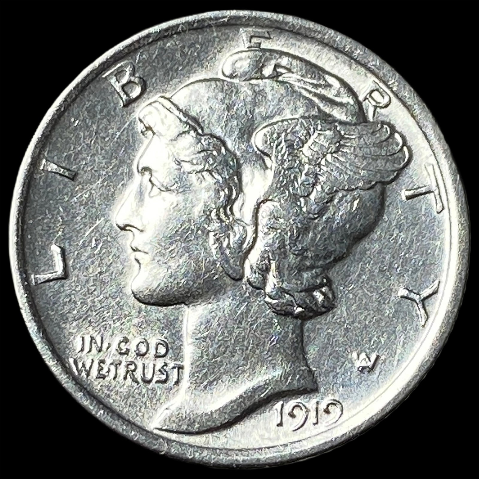 1919 Mercury Dime UNCIRCULATED (1 of 2)
